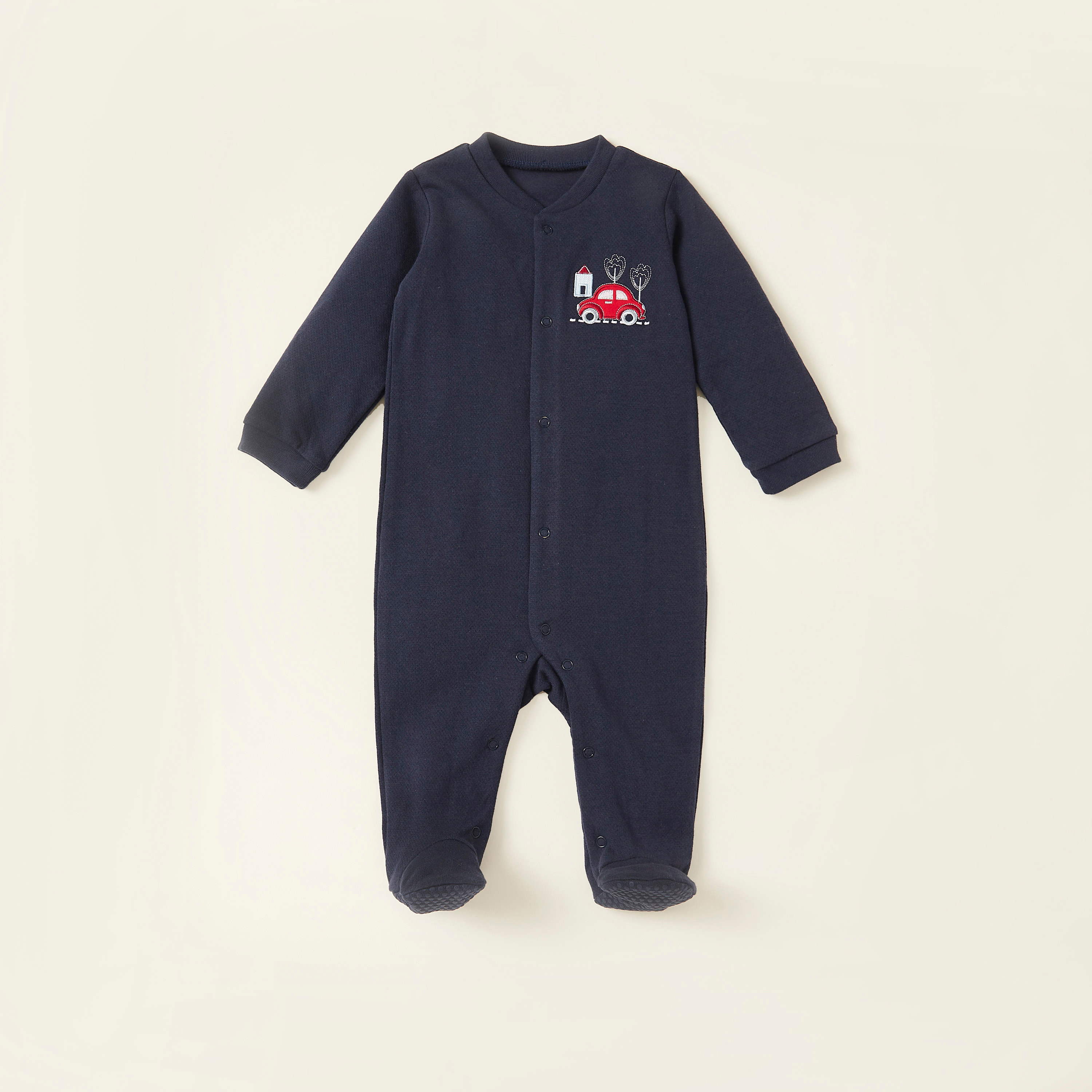 Juniors Printed Sleepsuit - Set of 3-baby-boys-clothing-nightwear-sleepsuits-image-3
