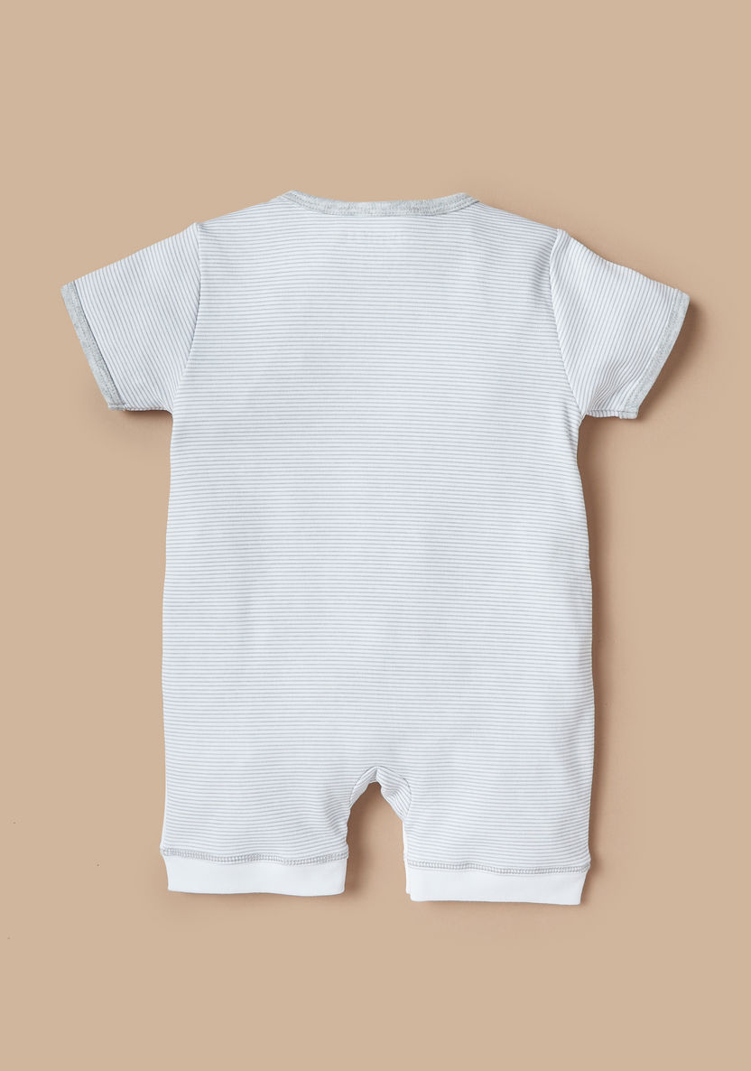 Juniors Applique Detail Romper with Button Closure-Rompers%2C Dungarees and Jumpsuits-image-3