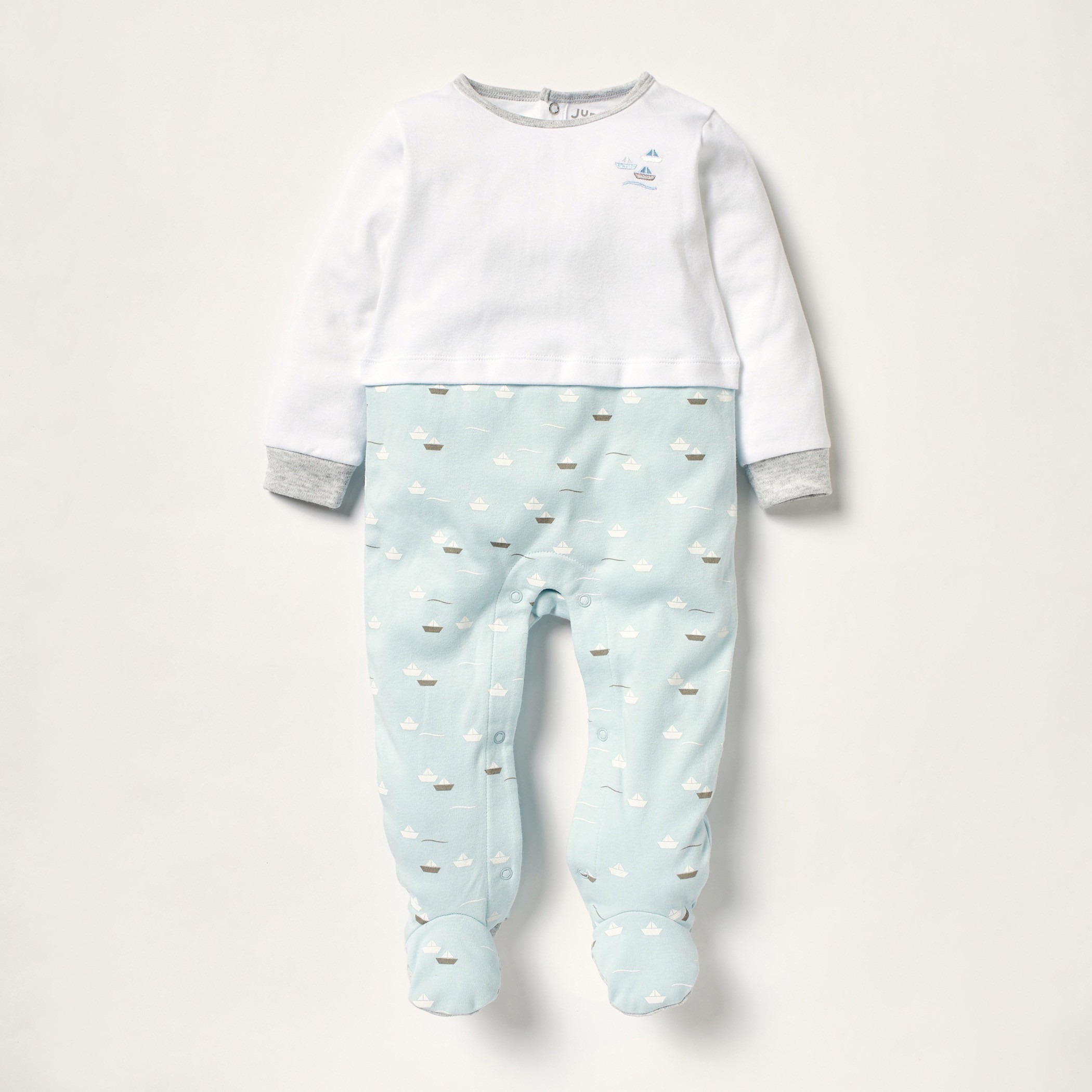 بدلة نوم بأكمام طويلة وطبعات من جونيورز-baby-boys-clothing-nightwear-sleepsuits-image-1