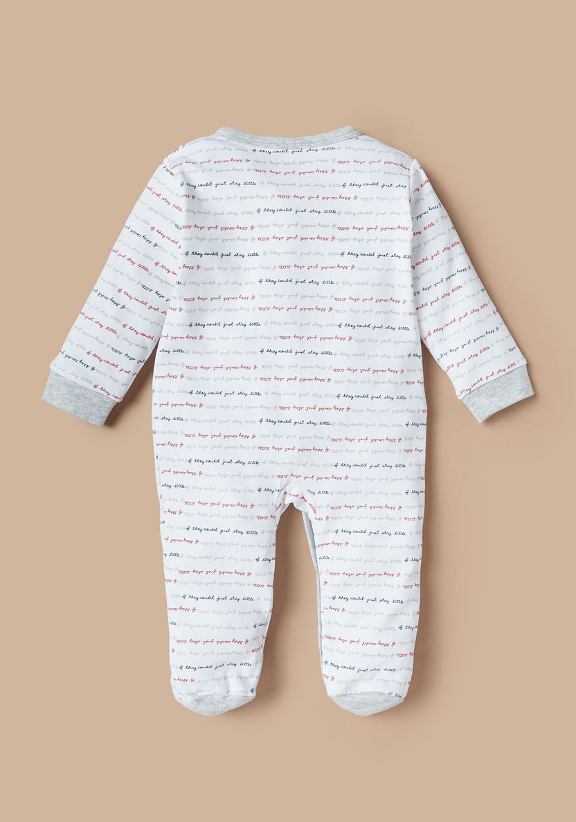 Juniors All-Over Print Closed Feet Sleepsuit-Sleepsuits-image-3