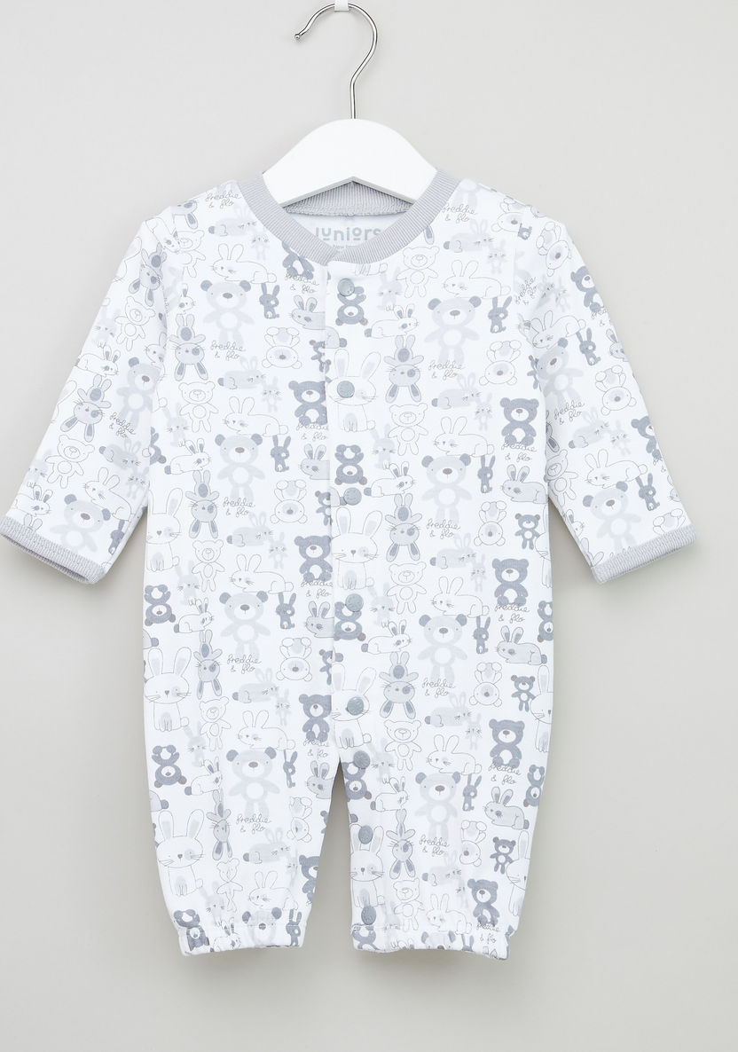 Juniors Bear Printed 4-Piece Cotton Value Pack-Clothes Sets-image-1