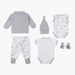 Juniors Printed and Embroidered 6-Piece Gift Set-Clothes Sets-thumbnail-1