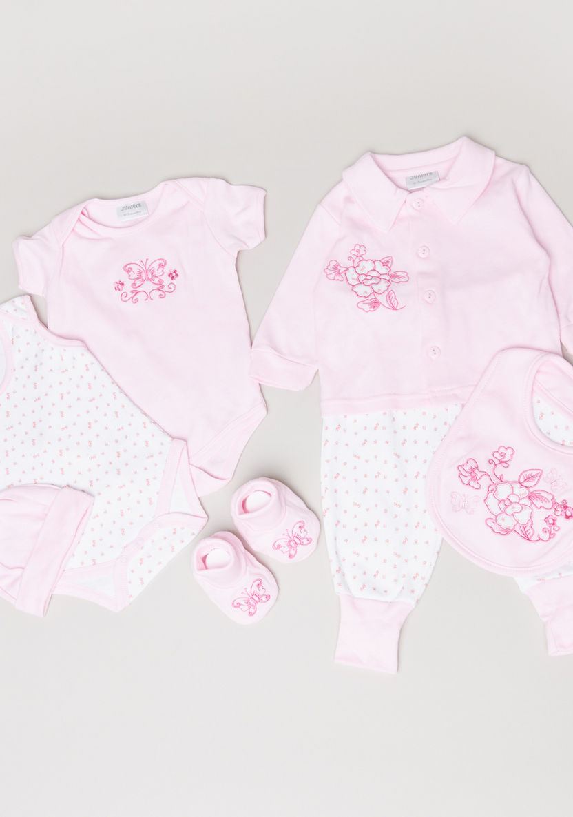 Juniors Printed and Embroidered 7-Piece Clothing Set-Gifts-image-0