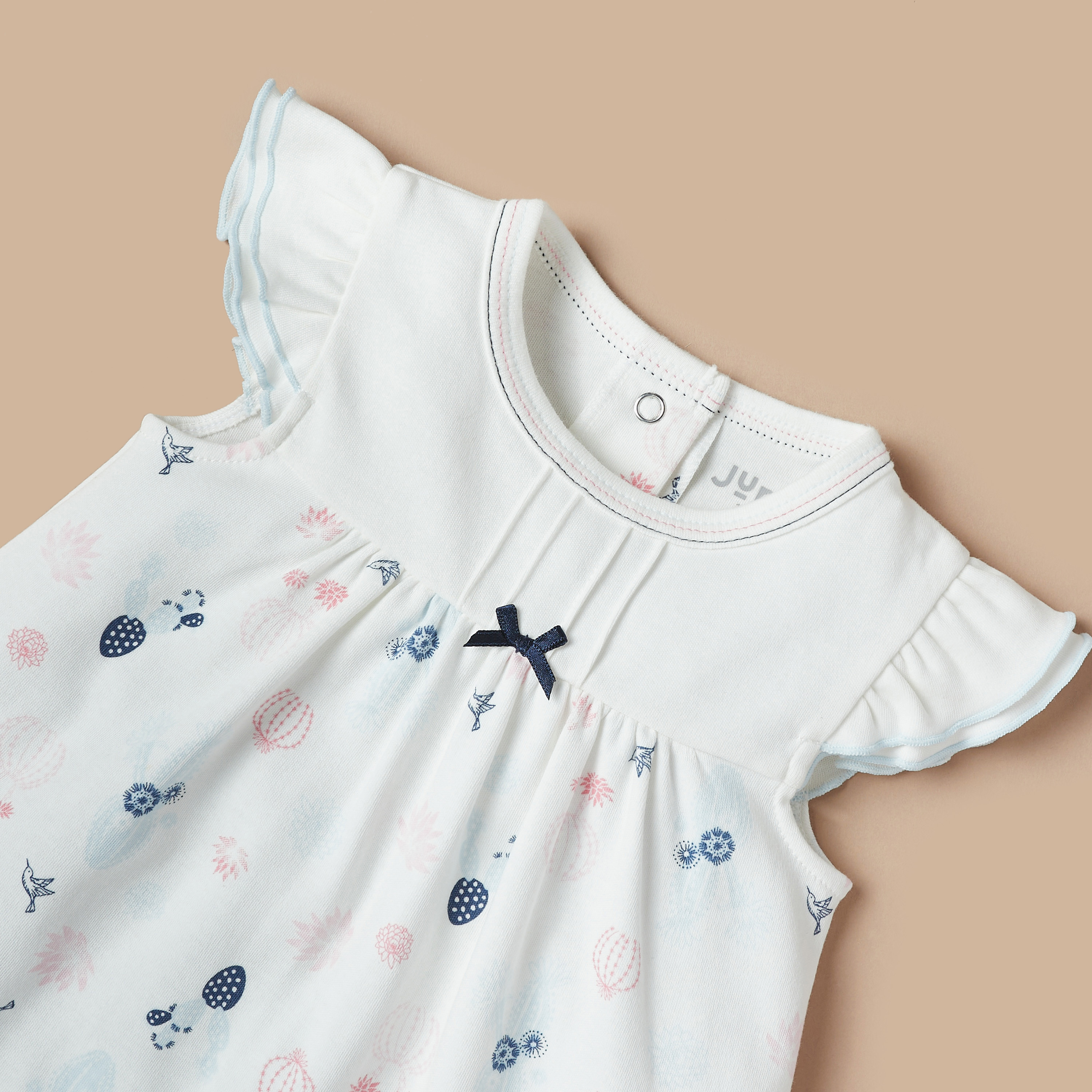 Juniors Printed Dress with Ruffles-baby-girls-clothing-dressesandjumpsuits-image-2