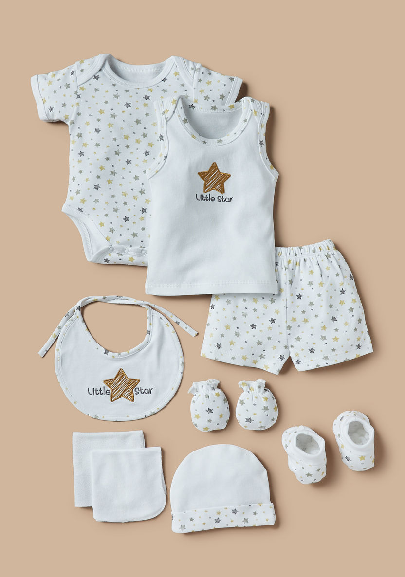 Juniors 9-Piece Star Print Clothing Gift Set-Clothes Sets-image-1