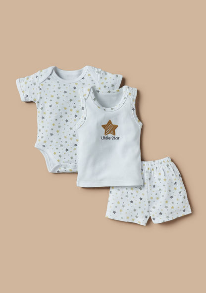 Juniors 9-Piece Star Print Clothing Gift Set-Clothes Sets-image-2