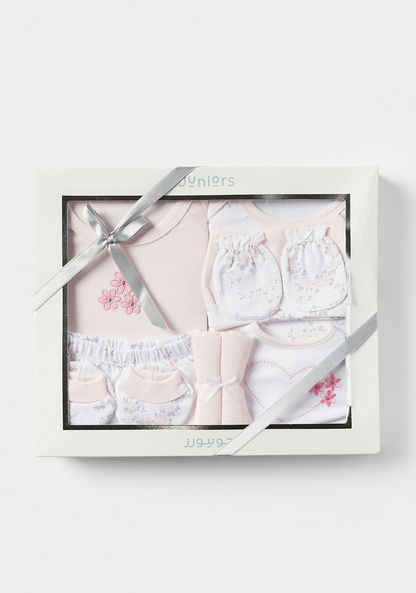 Juniors 9-Piece Flower Print Clothing Gift Set-Clothes Sets-image-0