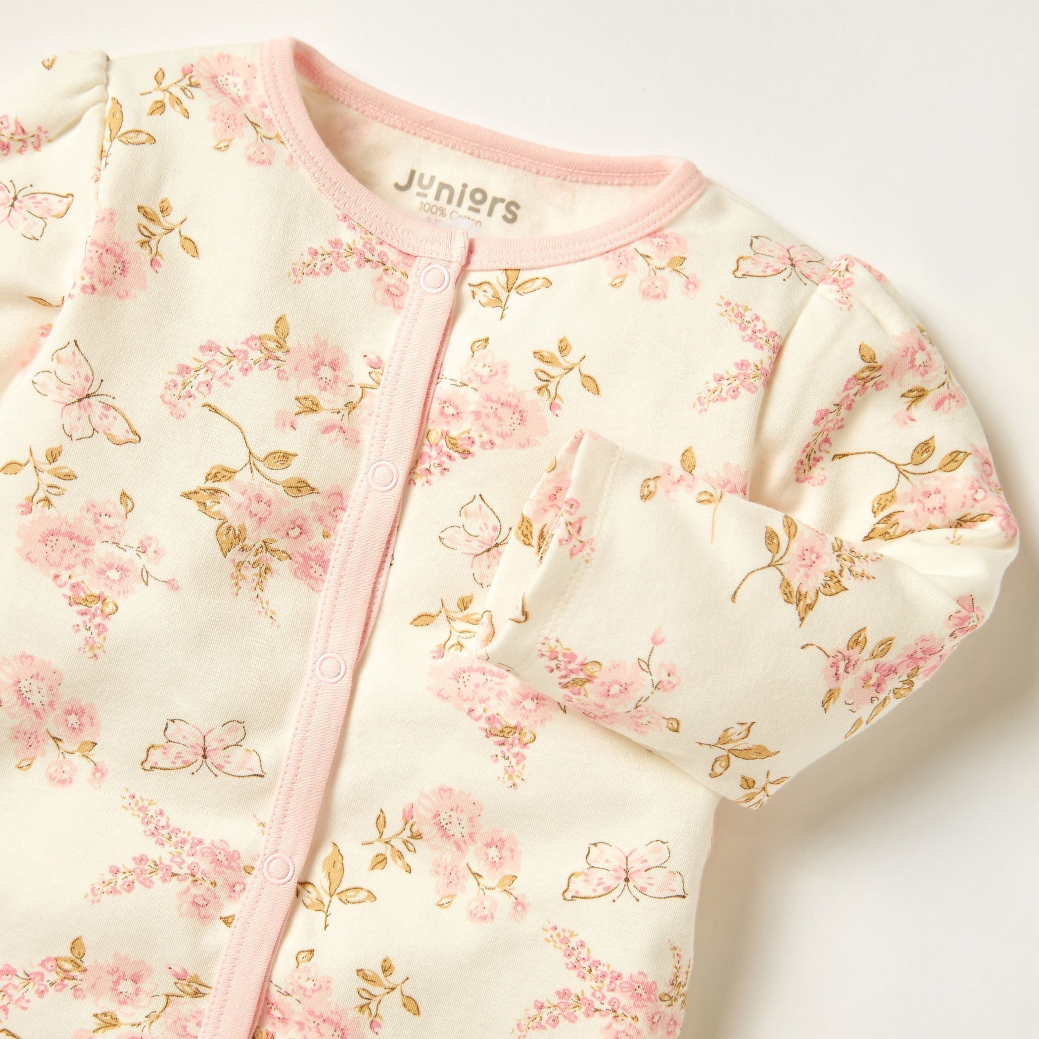 طقم نوم بأكمام طويلة وطبعات من جونيورز-baby-girls-clothing-nightwear-sleepsuits-image-2