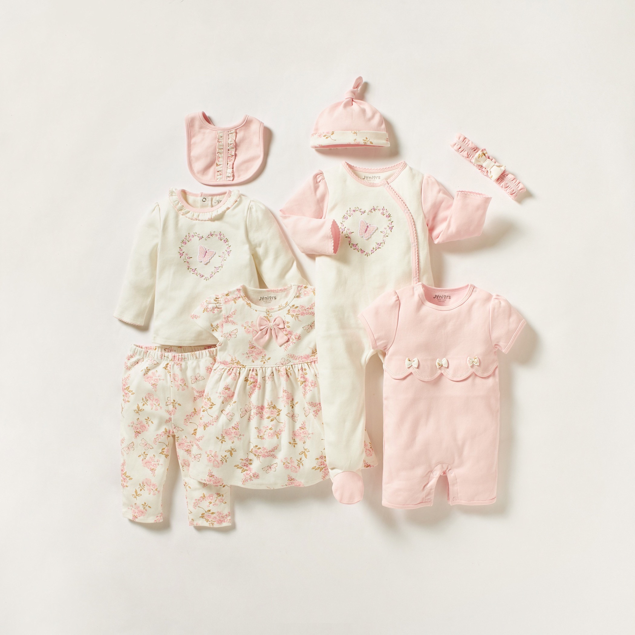 طقم نوم بأكمام طويلة وطبعات من جونيورز-baby-girls-clothing-nightwear-sleepsuits-image-5