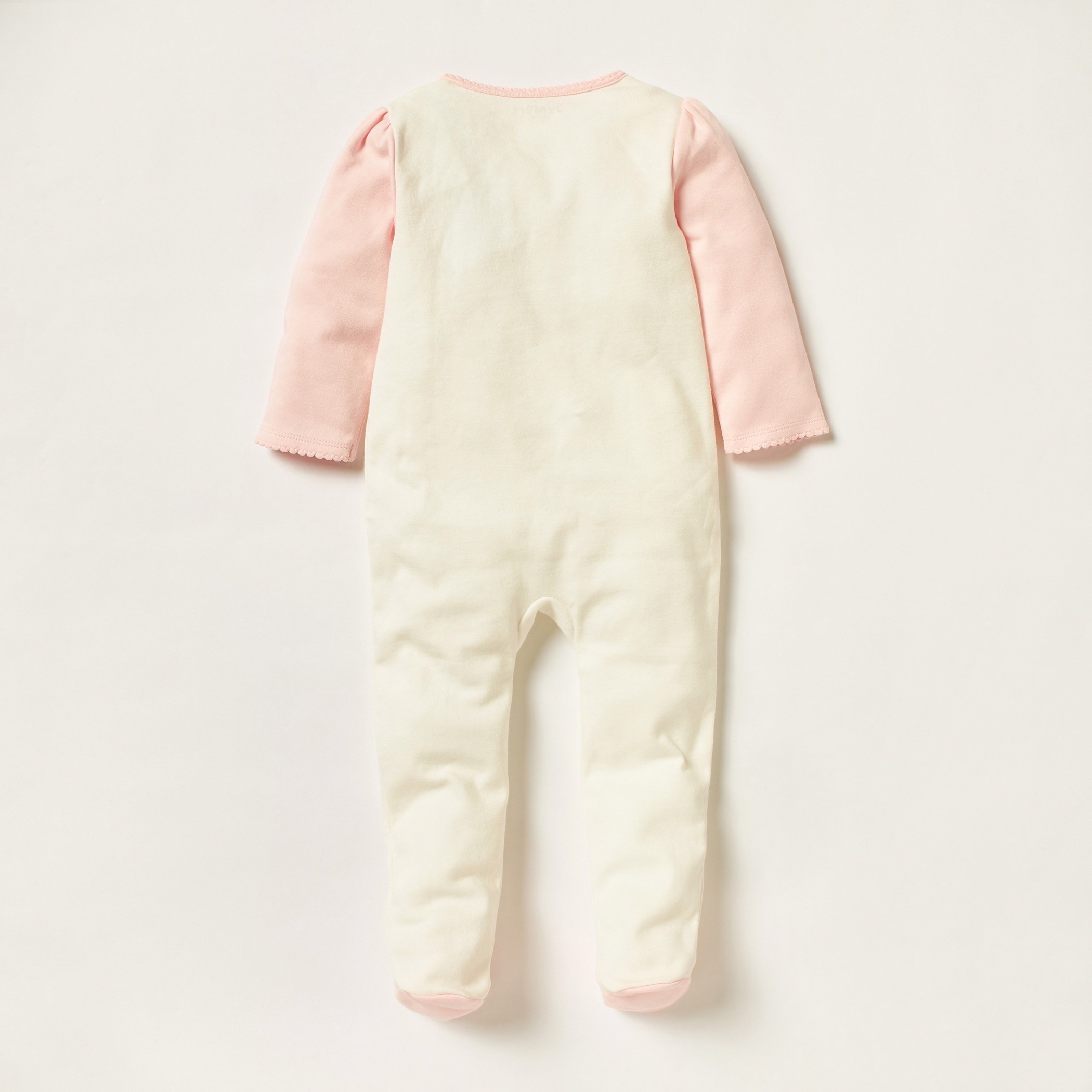 بدلة نوم مُطرّزة بأكمام طويلة من جونيورز-baby-girls-clothing-nightwear-sleepsuits-image-3