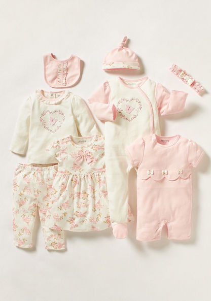 Juniors Embroidered Sleepsuit with Long Sleeves