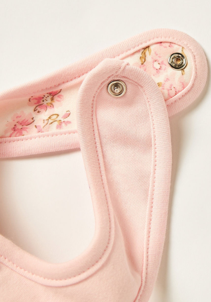 Juniors Ruffle Detail Bib with Snap Button Closure-Bibs and Burp Cloths-image-3