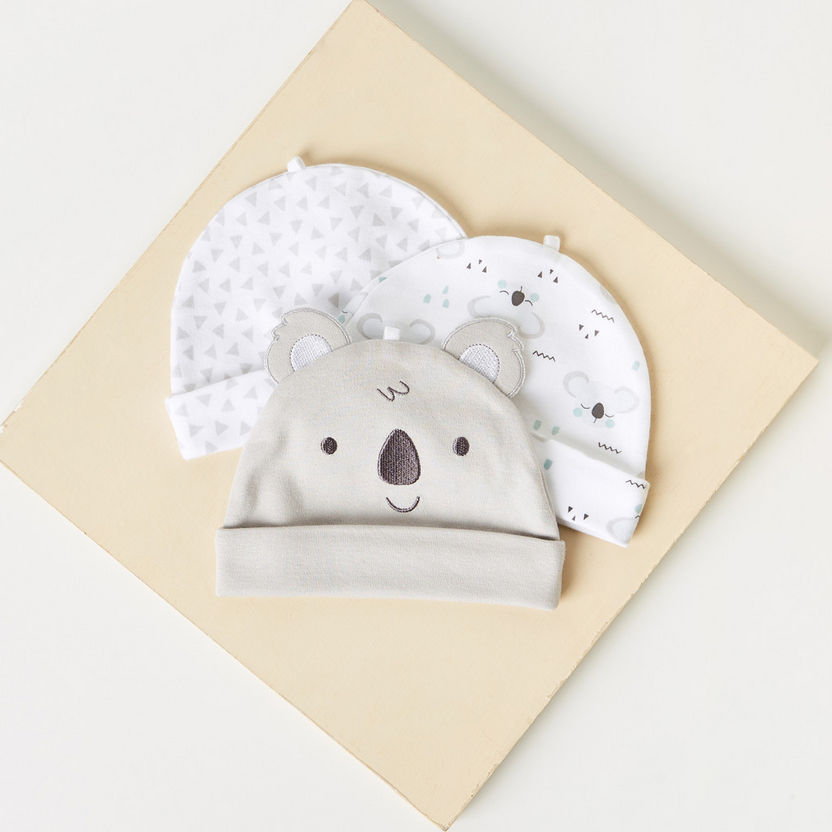 Juniors Assorted Koala Embroidered Beanie - Set of 3-Caps-image-0