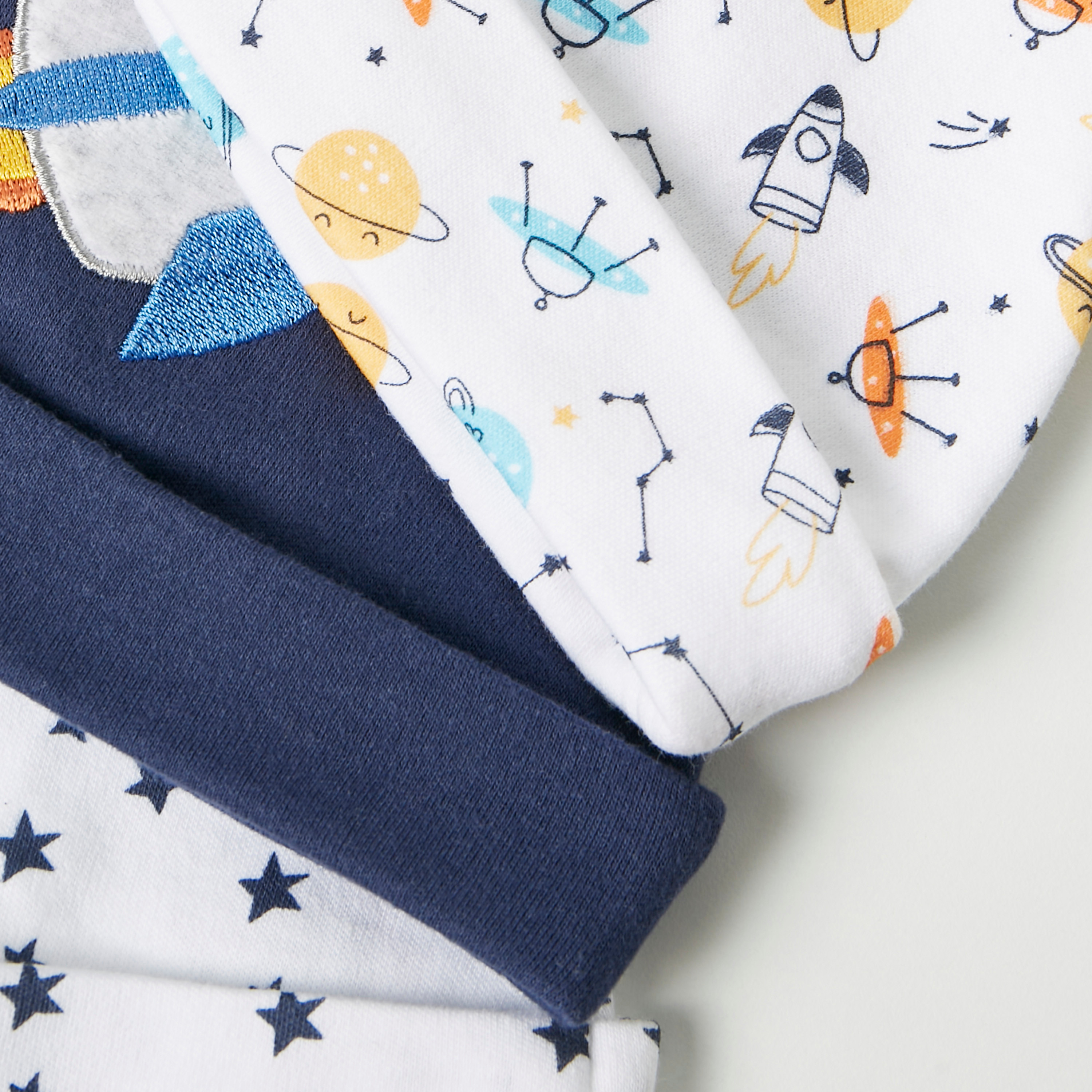 Juniors Assorted Cotton Beanie - Set of 3-baby-boys-accessories-caps-image-4