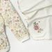 Juniors 3-Piece Floral Print Sleepsuit and Bib Set-Clothes Sets-thumbnailMobile-4