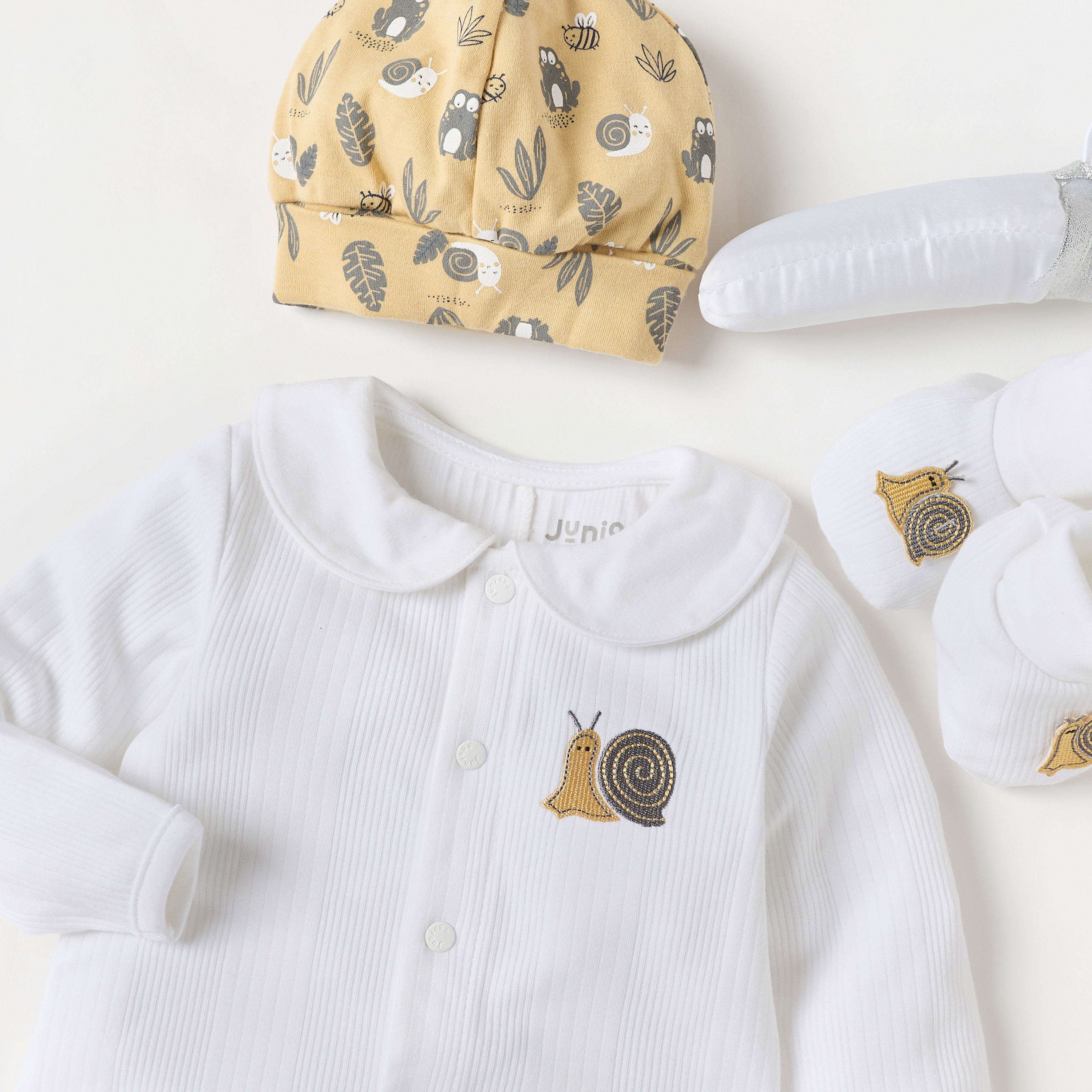 طقم ملابس 5 قطع بطبعات حلزون من جونيورز-baby-girls-clothing-setsandcoords-image-6