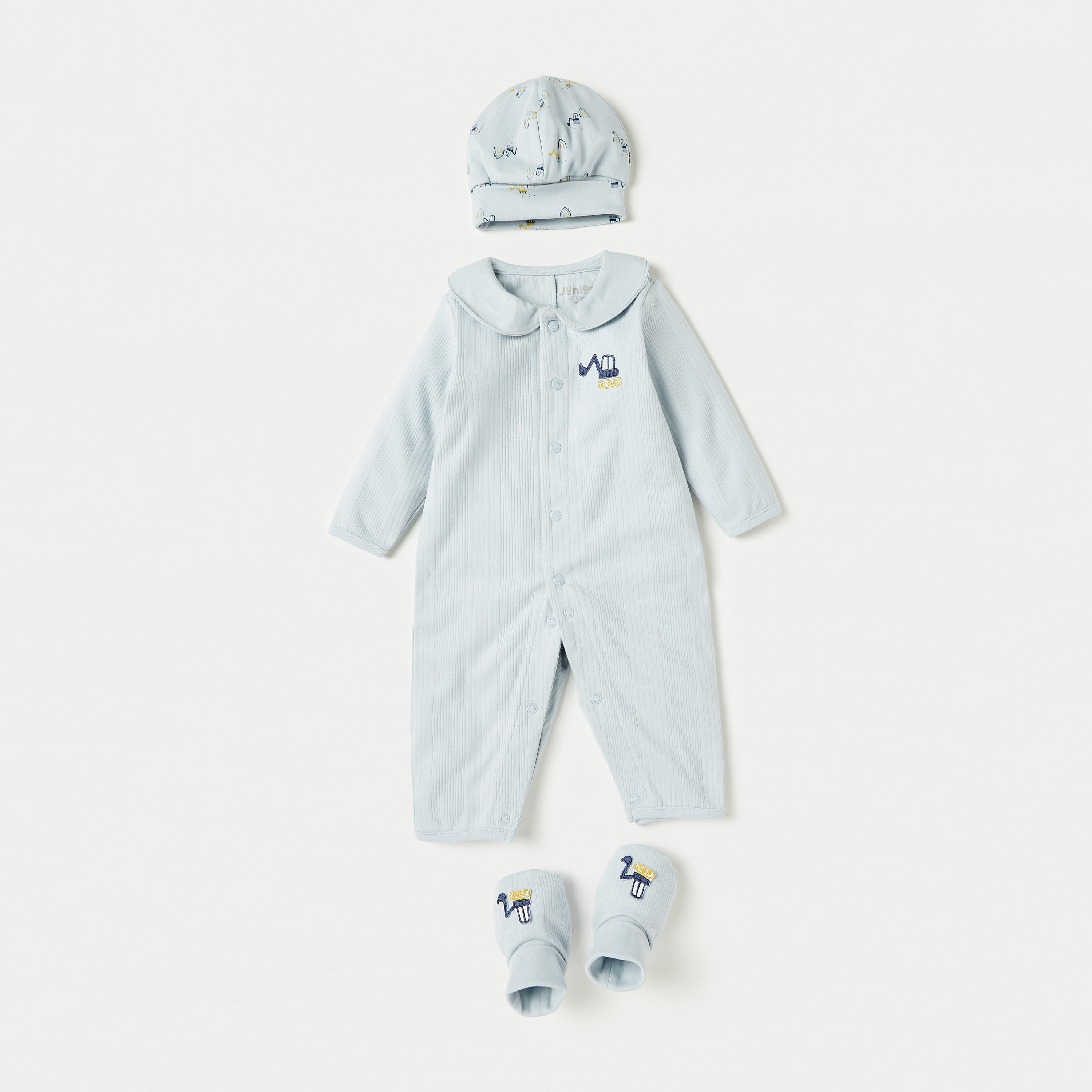 طقم ملابس بطبعات شاحنة 5 قطع من جونيورز-baby-boys-clothing-multipacks-image-3