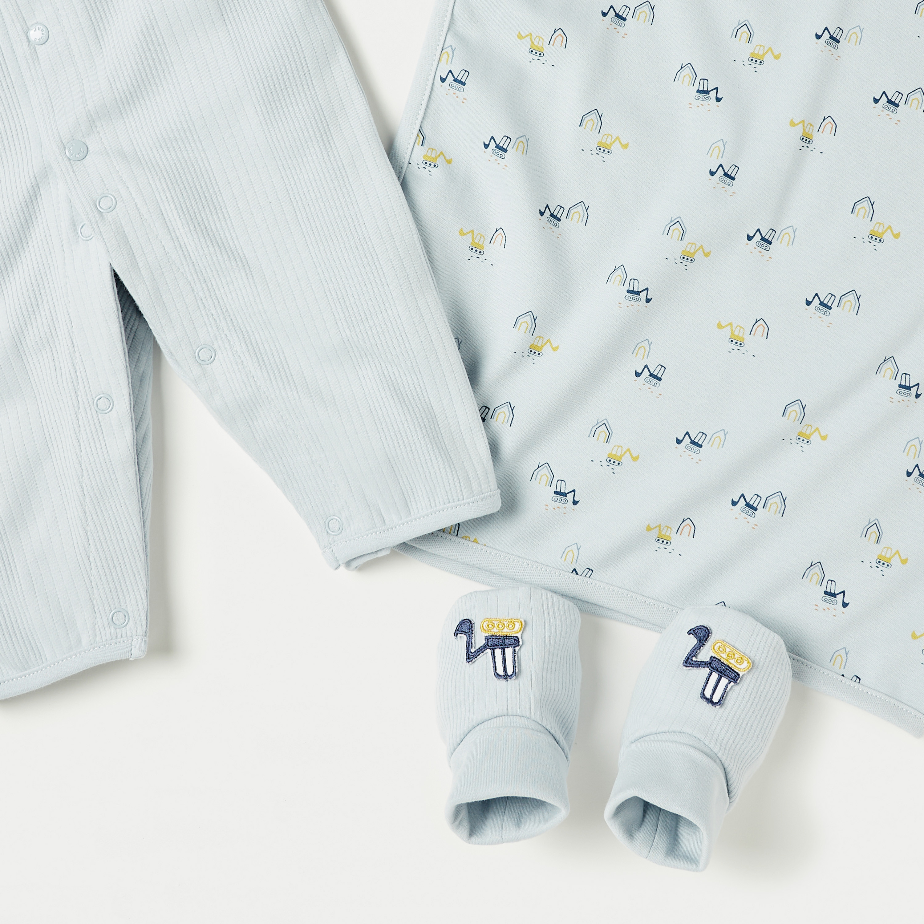طقم ملابس بطبعات شاحنة 5 قطع من جونيورز-baby-boys-clothing-multipacks-image-6