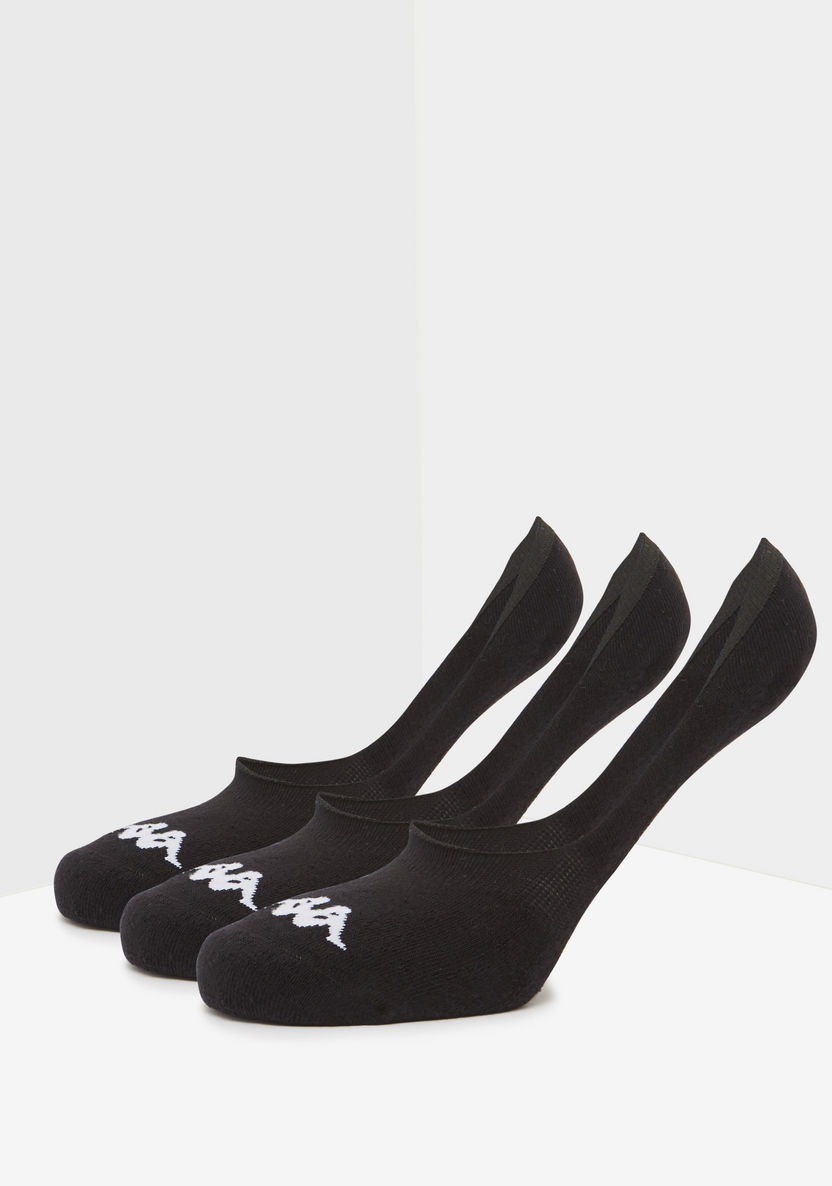 Kappa No Show Sports Socks - Set of 3-Men%27s Socks-image-0