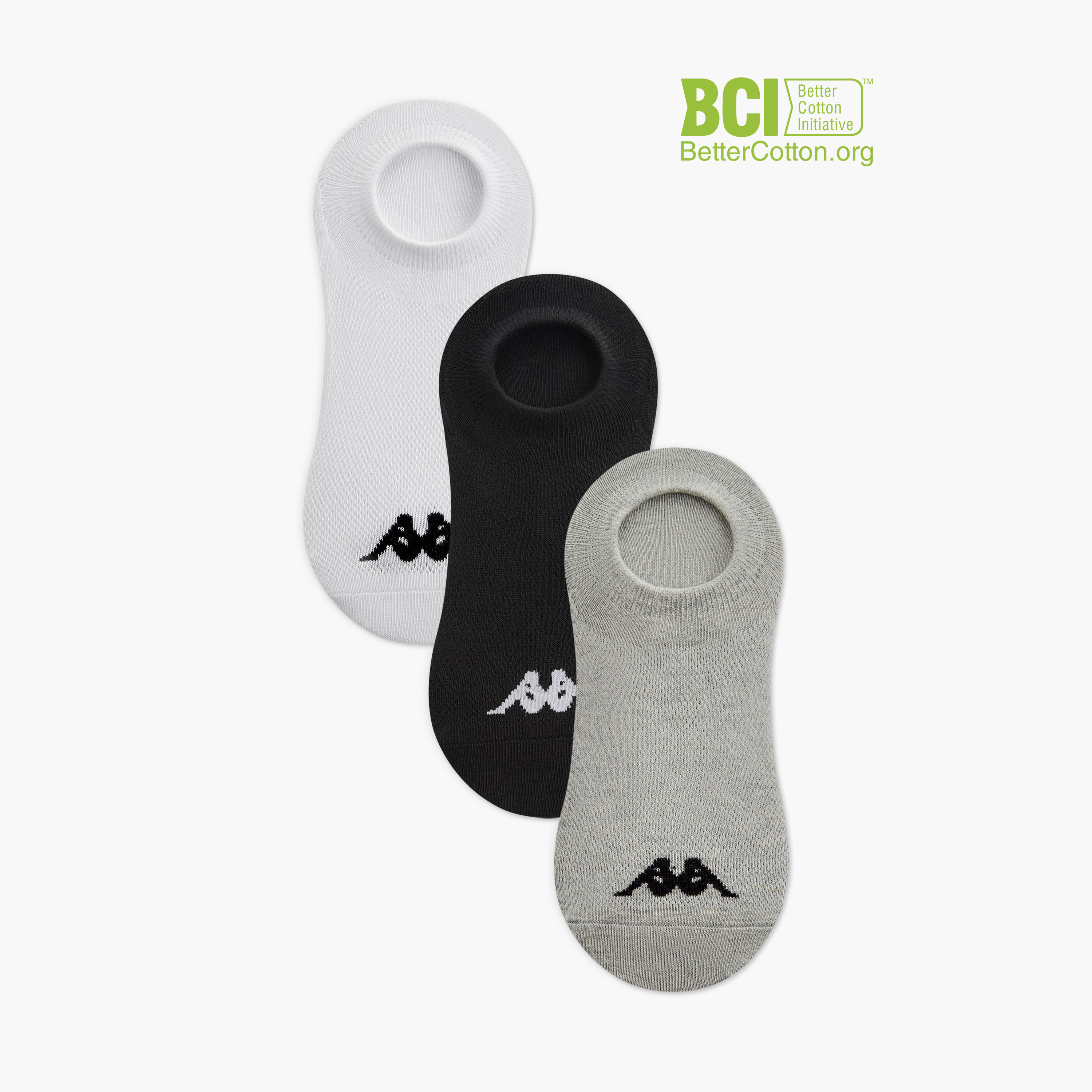 طقم جوارب رياضية ٣ أزواج غير مرئيّة من كابا-men-socks-image-1
