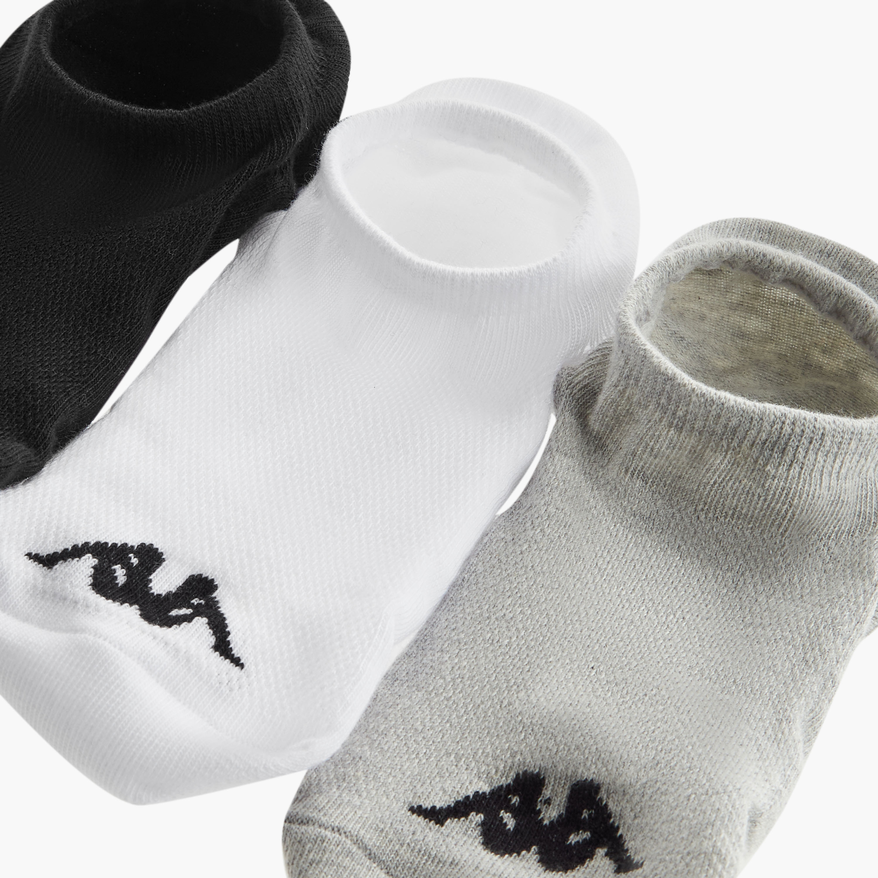 طقم جوارب رياضية ٣ أزواج غير مرئيّة من كابا-men-socks-image-4