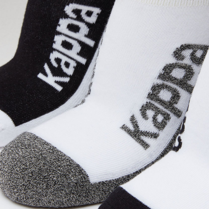 Kappa Ankle Length Sports Socks - Set of 3-Men%27s Socks-image-1