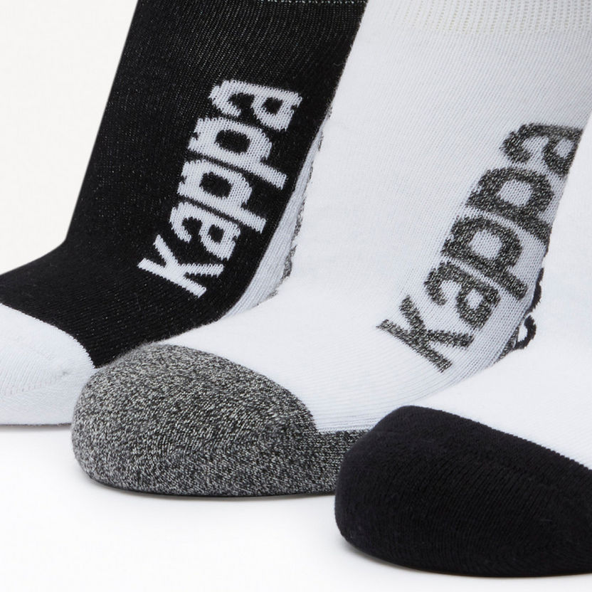 Kappa Ankle Length Sports Socks - Set of 3-Men%27s Socks-image-3