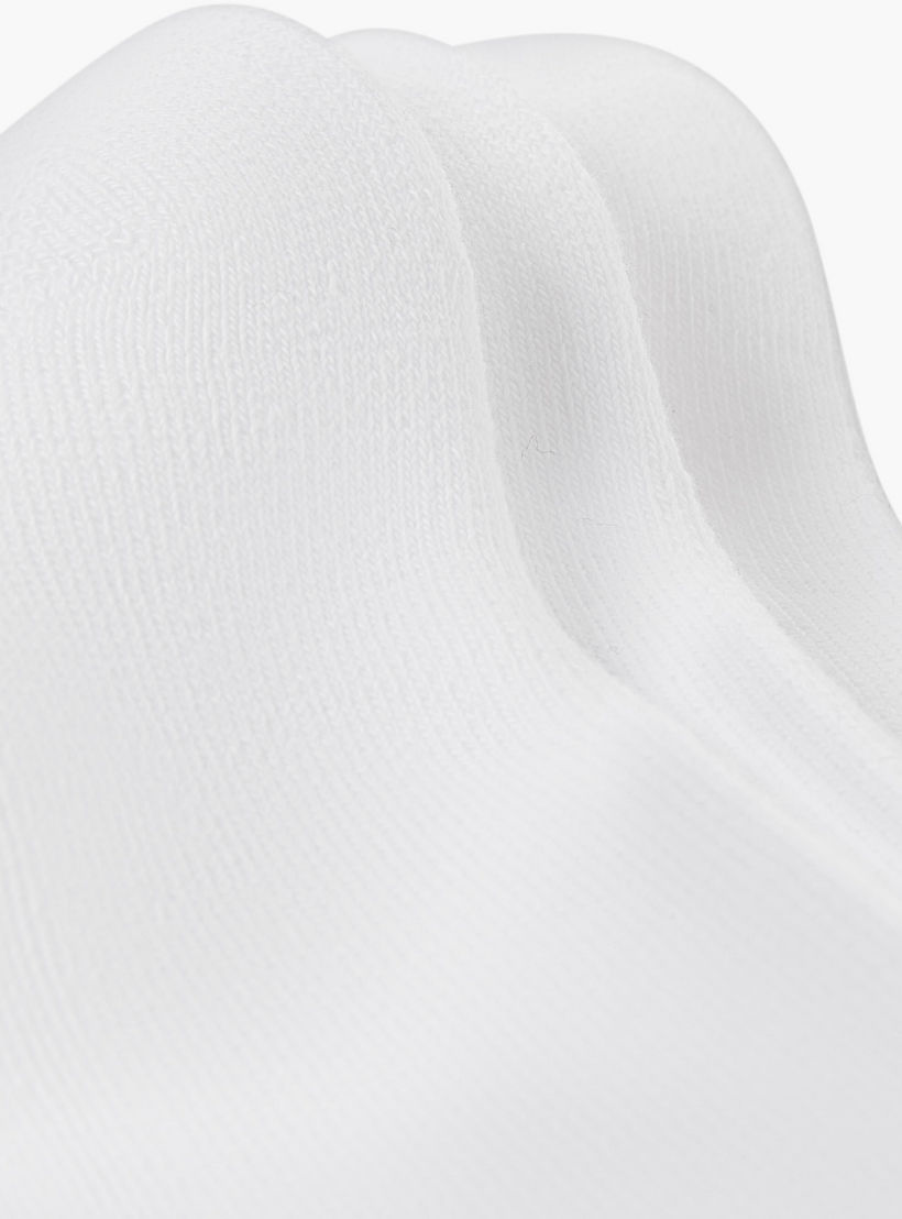 طقم جوارب طول الكاحل 3 أزواج بطبعات شعار من كابا-men-socks-image-4