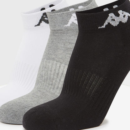 Kappa Printed Ankle Length Socks - Set of 3