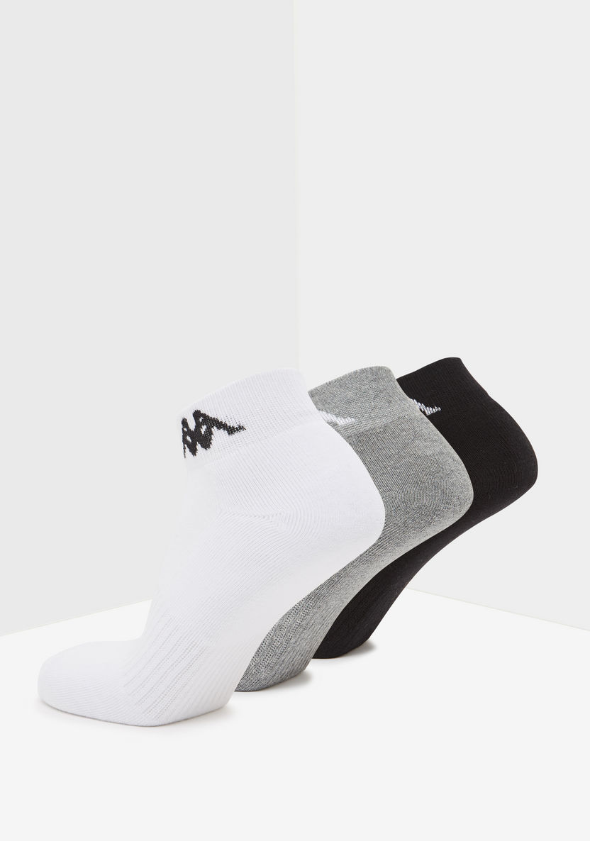 Kappa Printed Ankle Length Sports Socks - Set of 3-Men%27s Socks-image-2