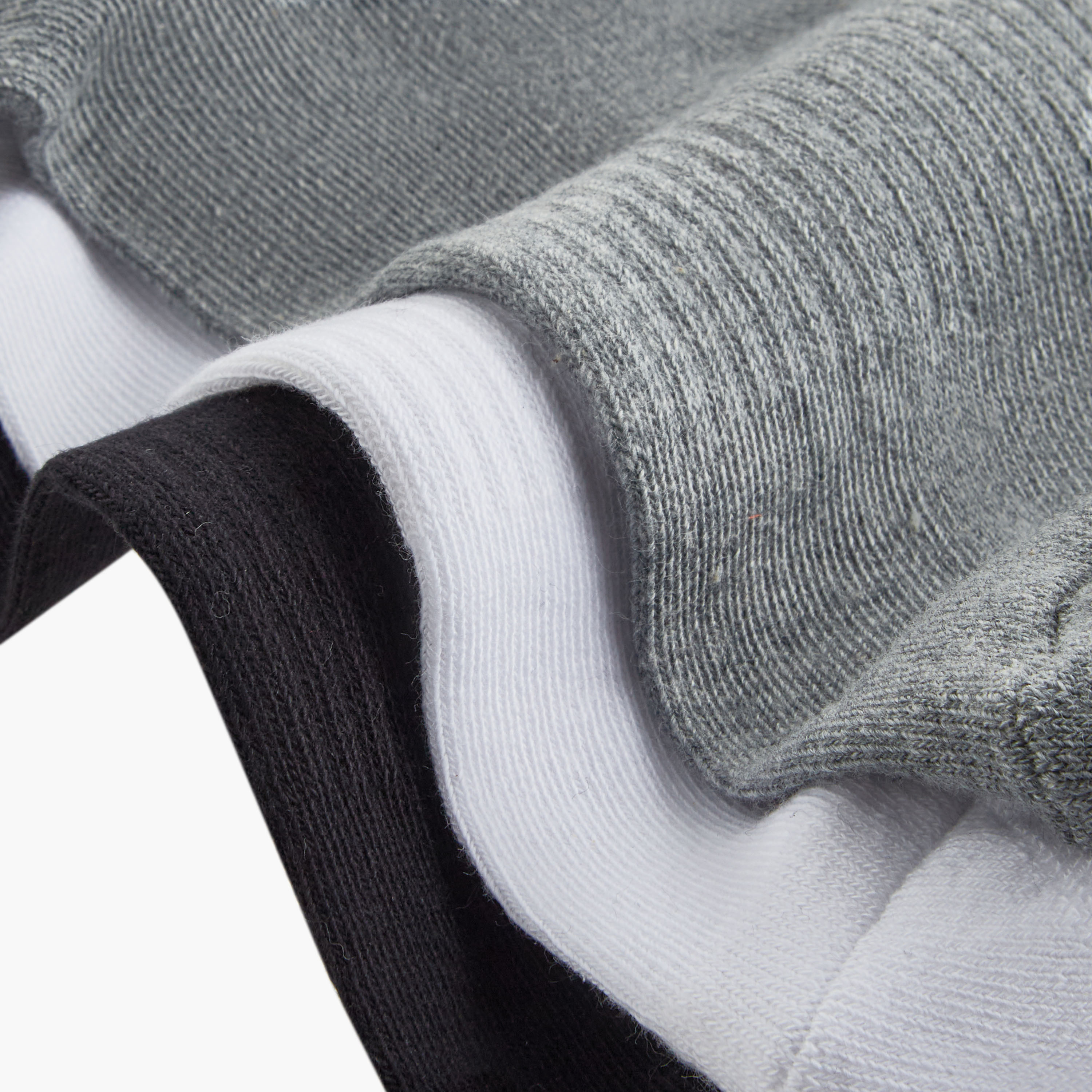 طقم جوارب رياضية موسّدة 3 أزواج بطول الكاحل وطبعات من كابا-men-socks-image-4