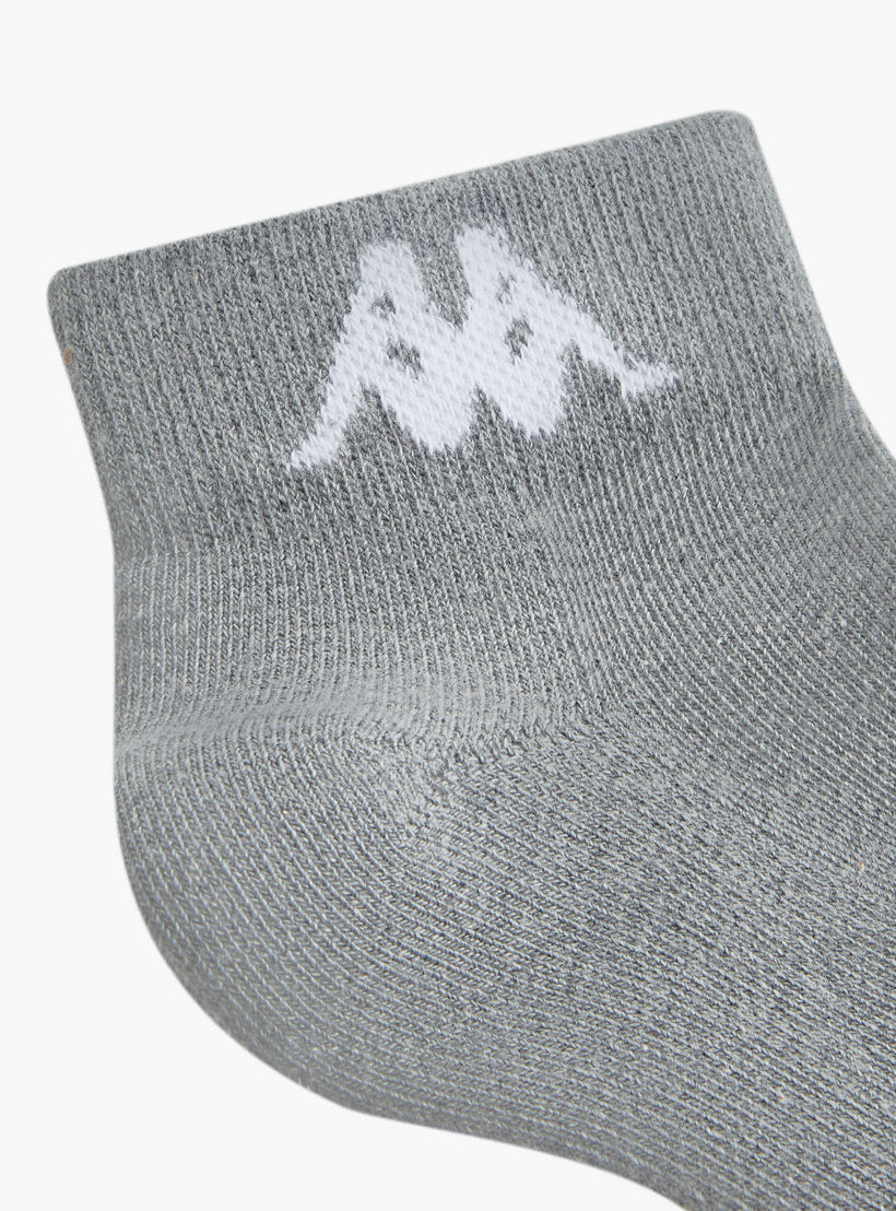 طقم جوارب رياضية موسّدة 3 أزواج بطول الكاحل وطبعات من كابا-men-socks-image-5