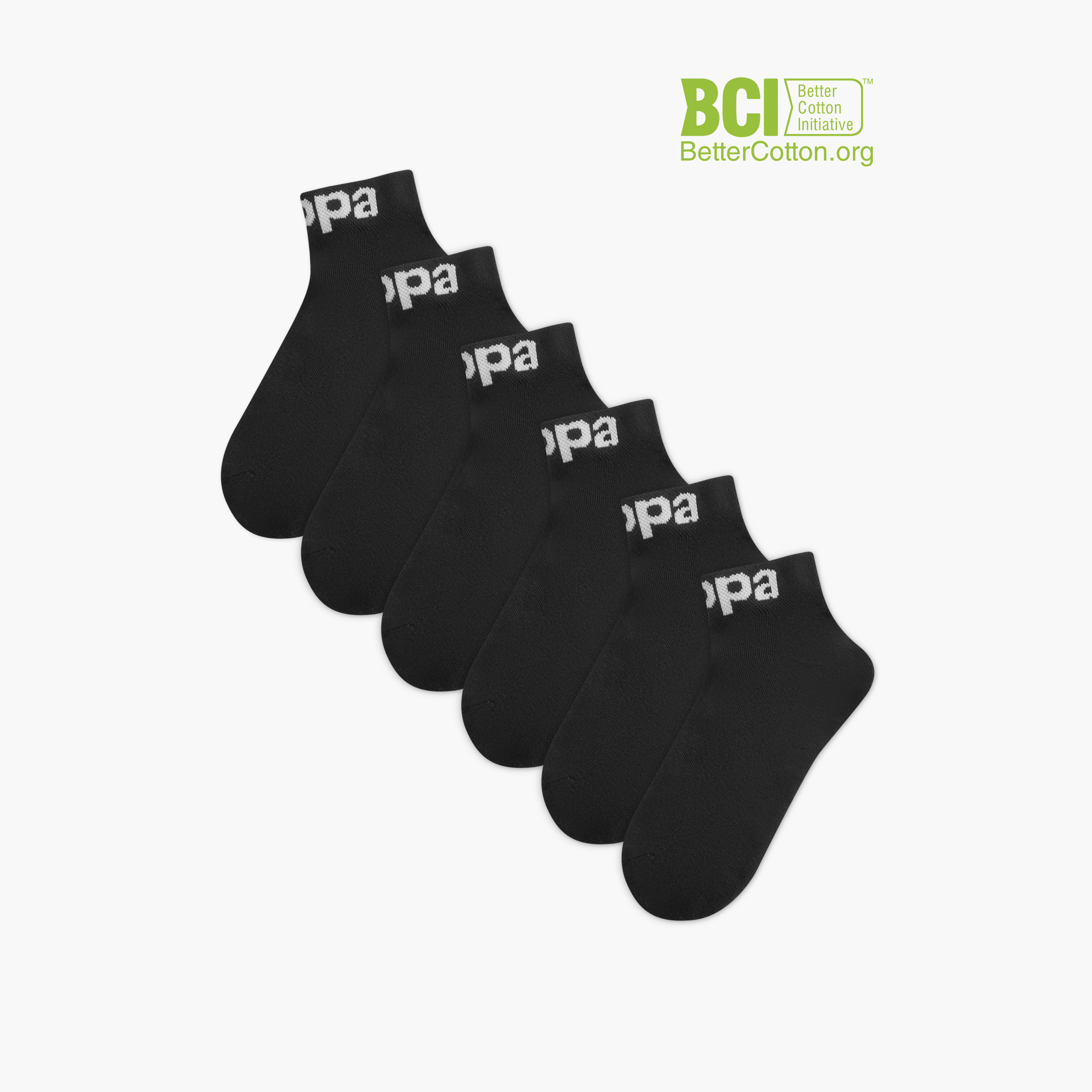طقم جوارب رياضية موسّدة 6 أزواج بطبعات من كابا-men-socks-image-1