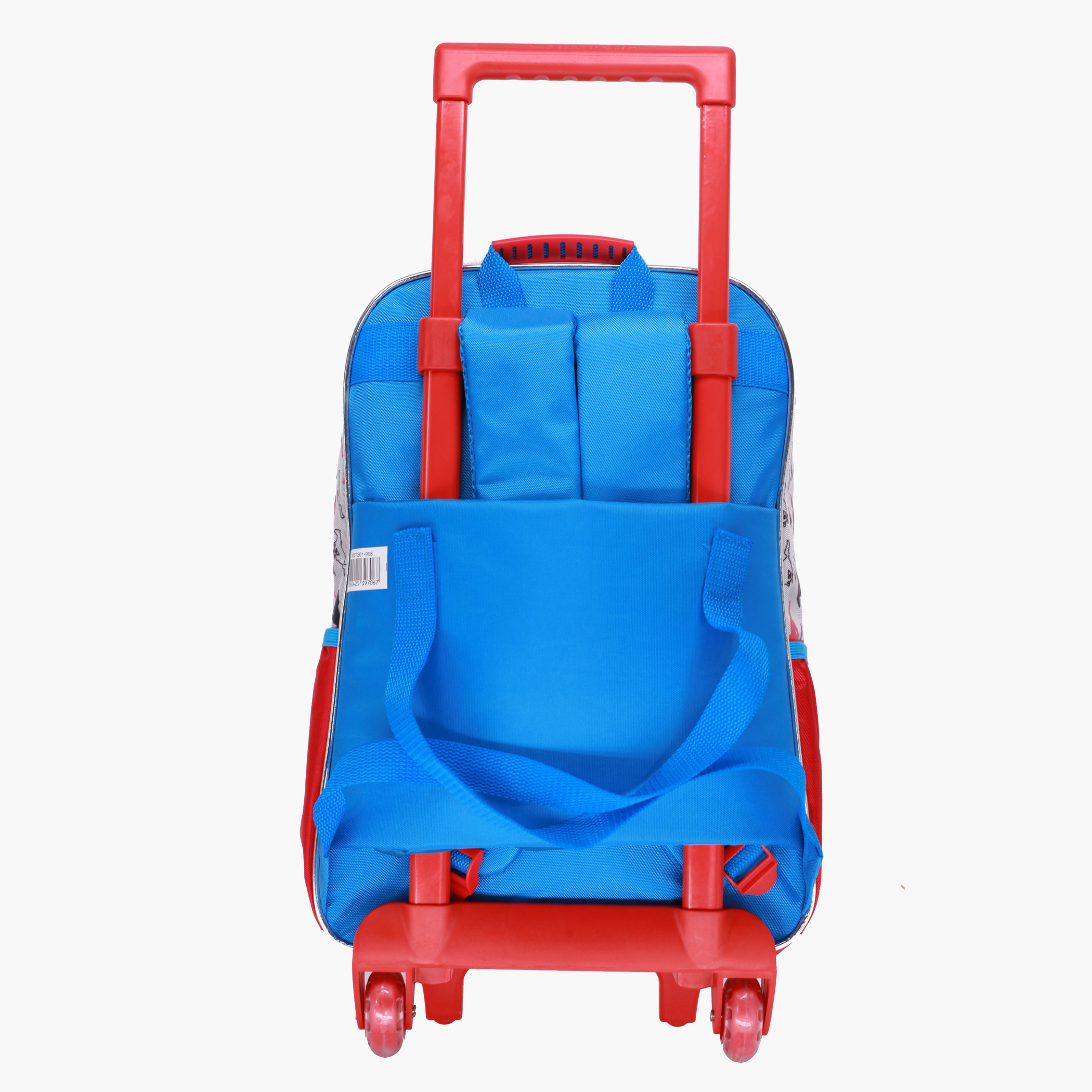 Mustang Printed Trolley Backpack - 18 inches-school-bagsandbackpacks-trolleybags-image-3