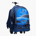 Mustang Printed Trolley Backpack - 18 inches-Trolleys-thumbnail-3