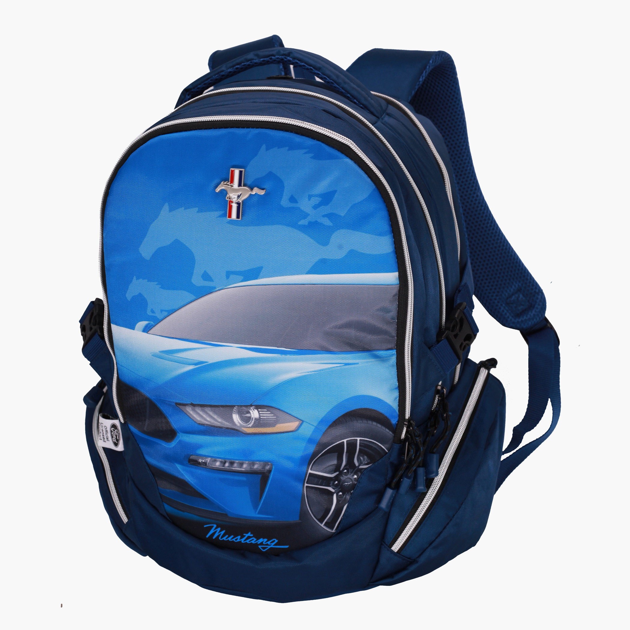 Mustang Printed Backpack - 18 inches-school-bagsandbackpacks-backpacks-image-2