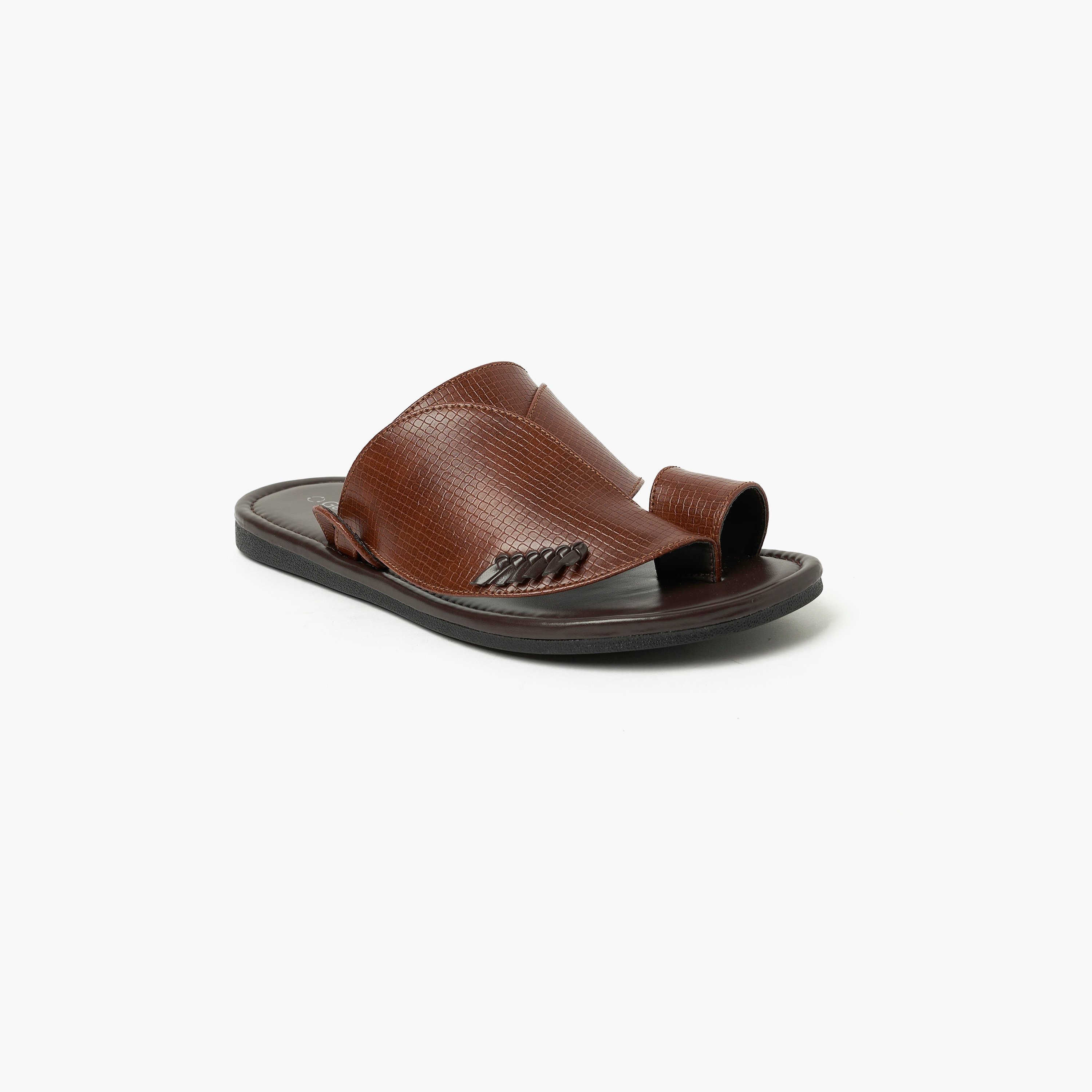 صندل عربي للرجال بملمس جلد التمساح بأصبع واحد من جيواومني | MSV-035-men-shoes-sandals-image-6