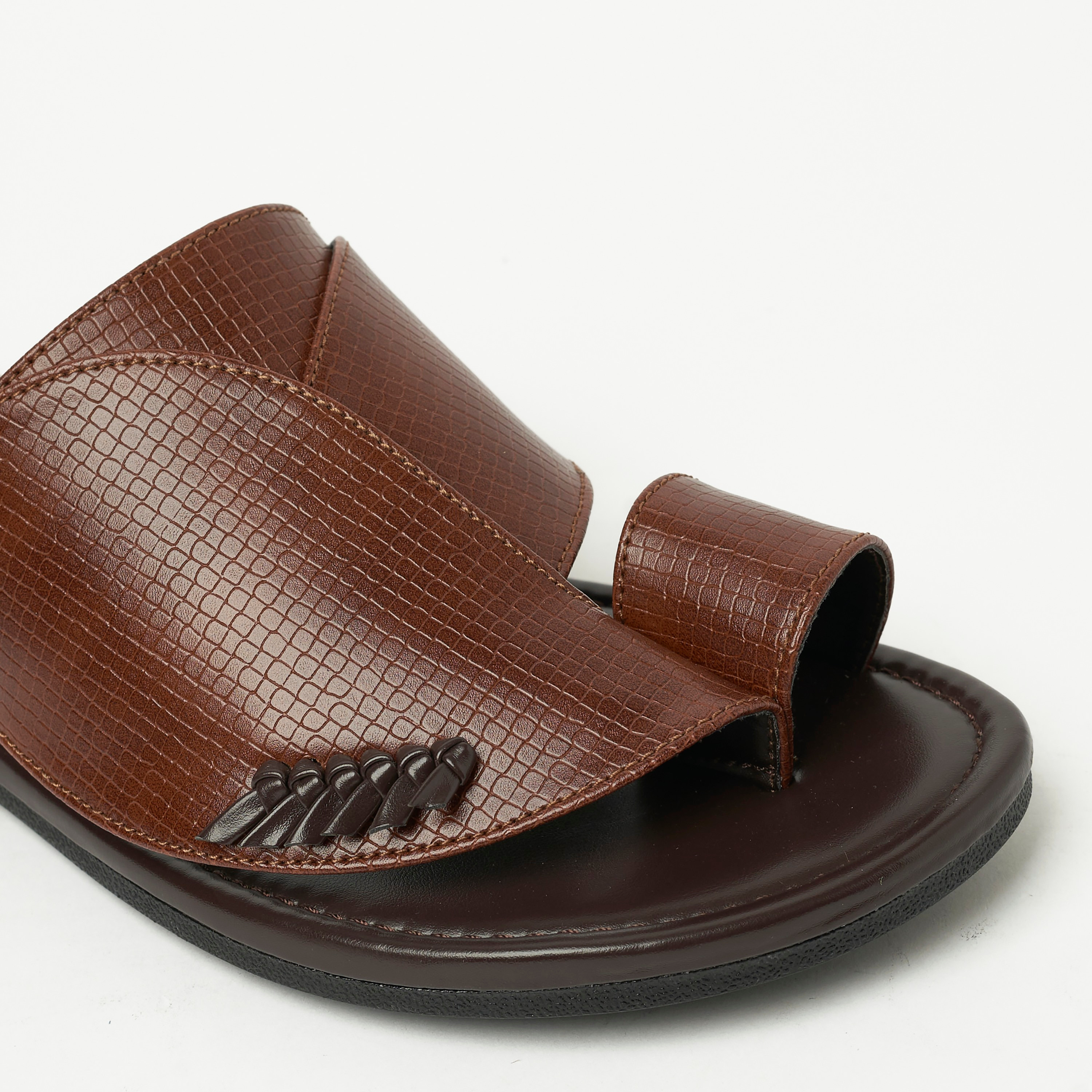 صندل عربي للرجال بملمس جلد التمساح بأصبع واحد من جيواومني | MSV-035-men-shoes-sandals-image-9