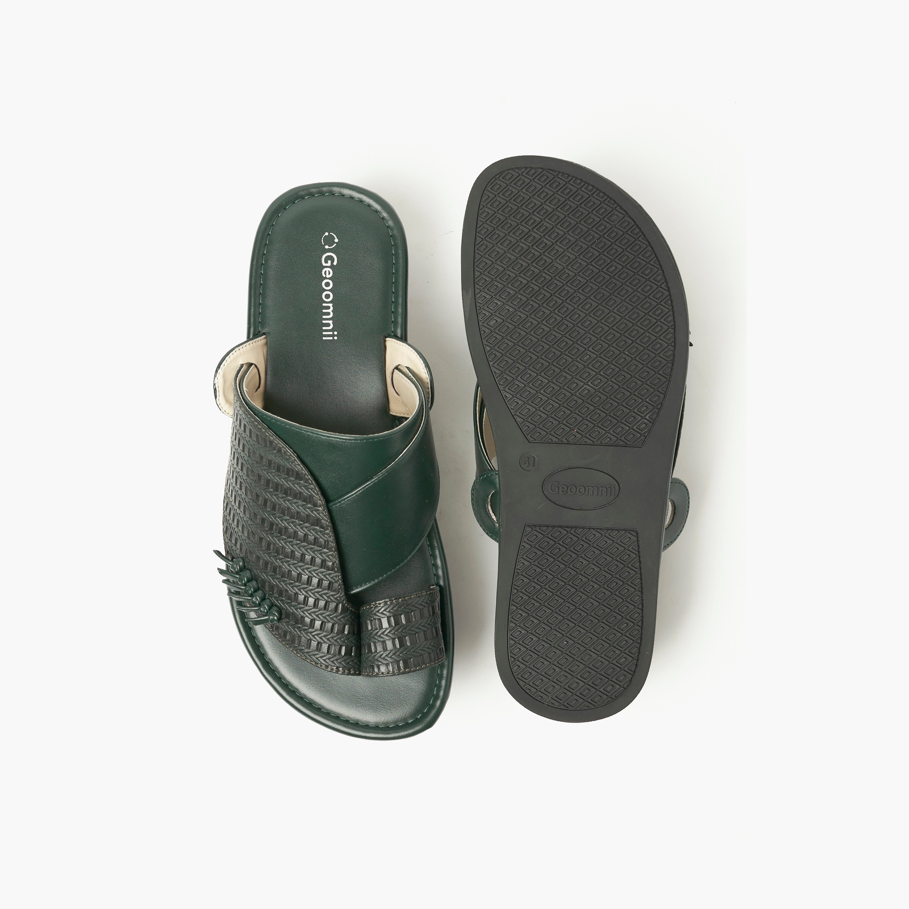 Geoomnii Men's One Toe Arabic Sandals | MSV-098-men-shoes-sandals-image-5