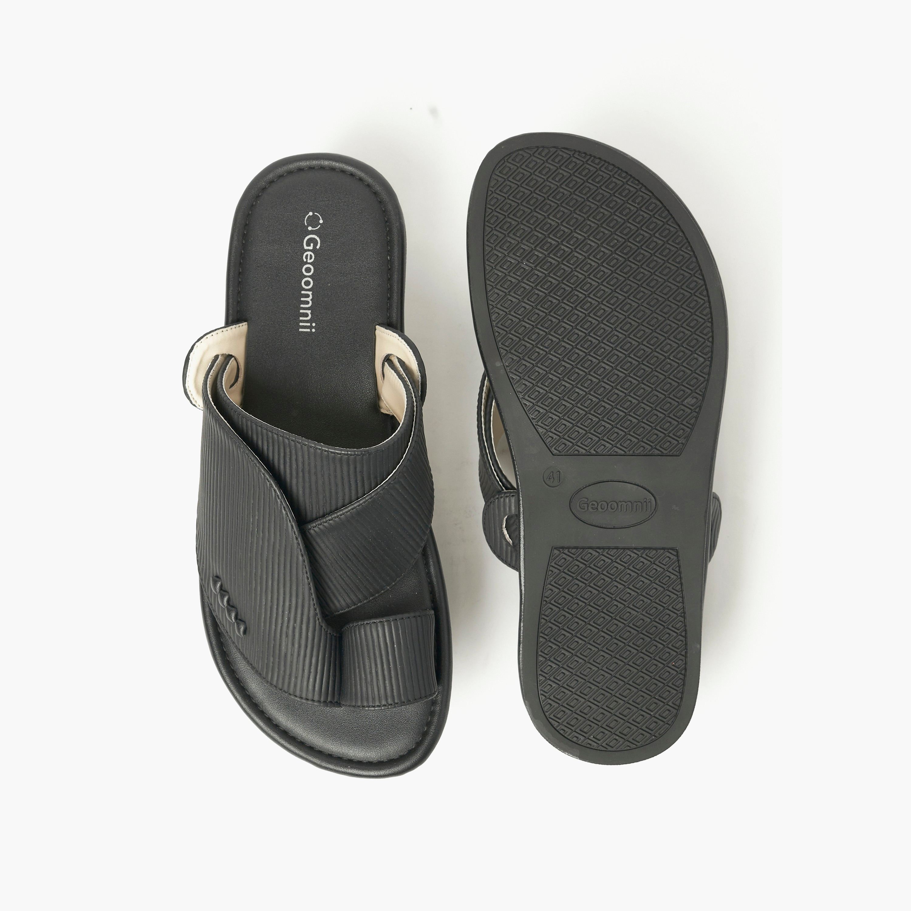 Geoomnii Men's One Toe Arabic Sandals | MSV-100-men-shoes-sandals-image-5