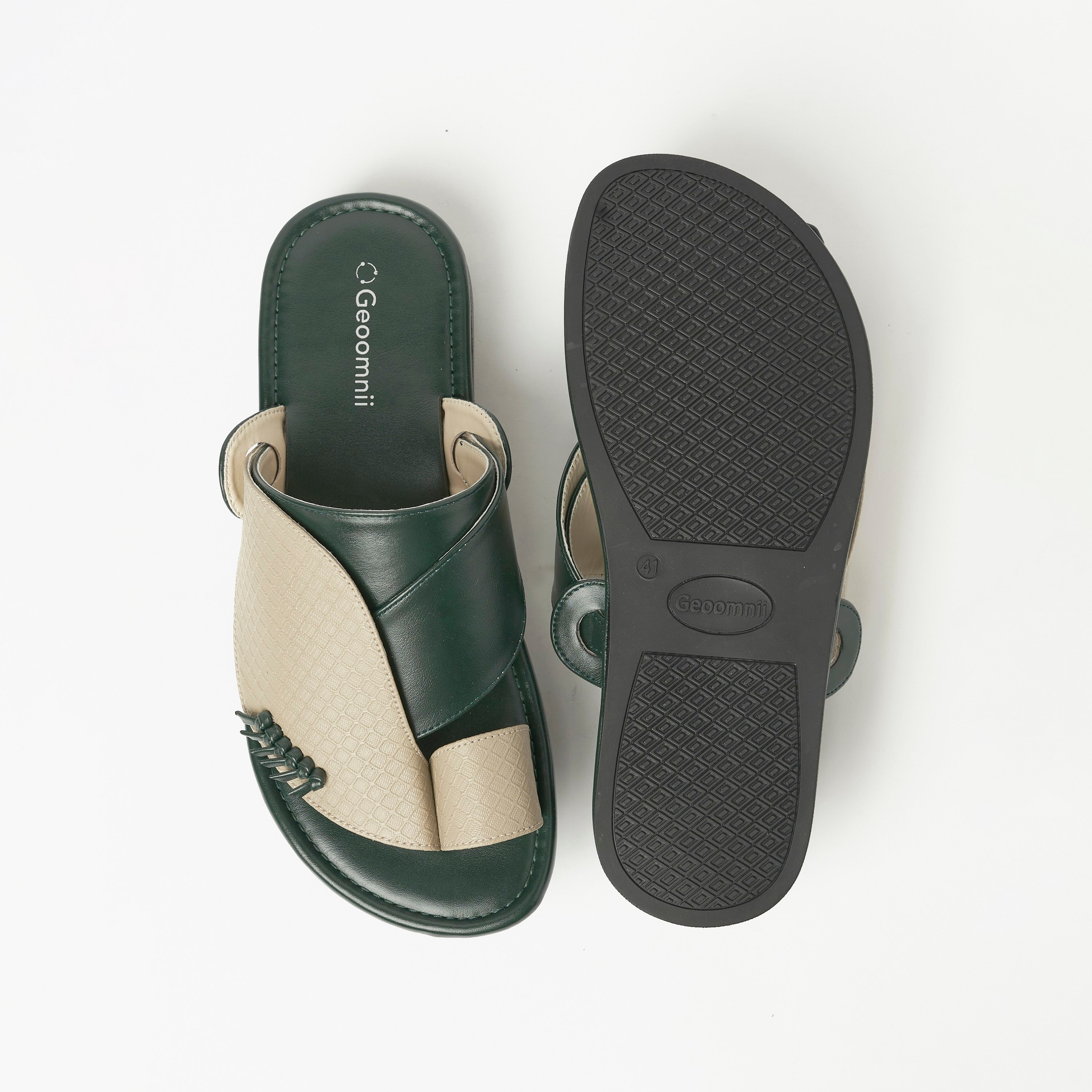 Geoomnii Men's One Toe Arabic Sandals | MSV-101-men-shoes-sandals-image-5