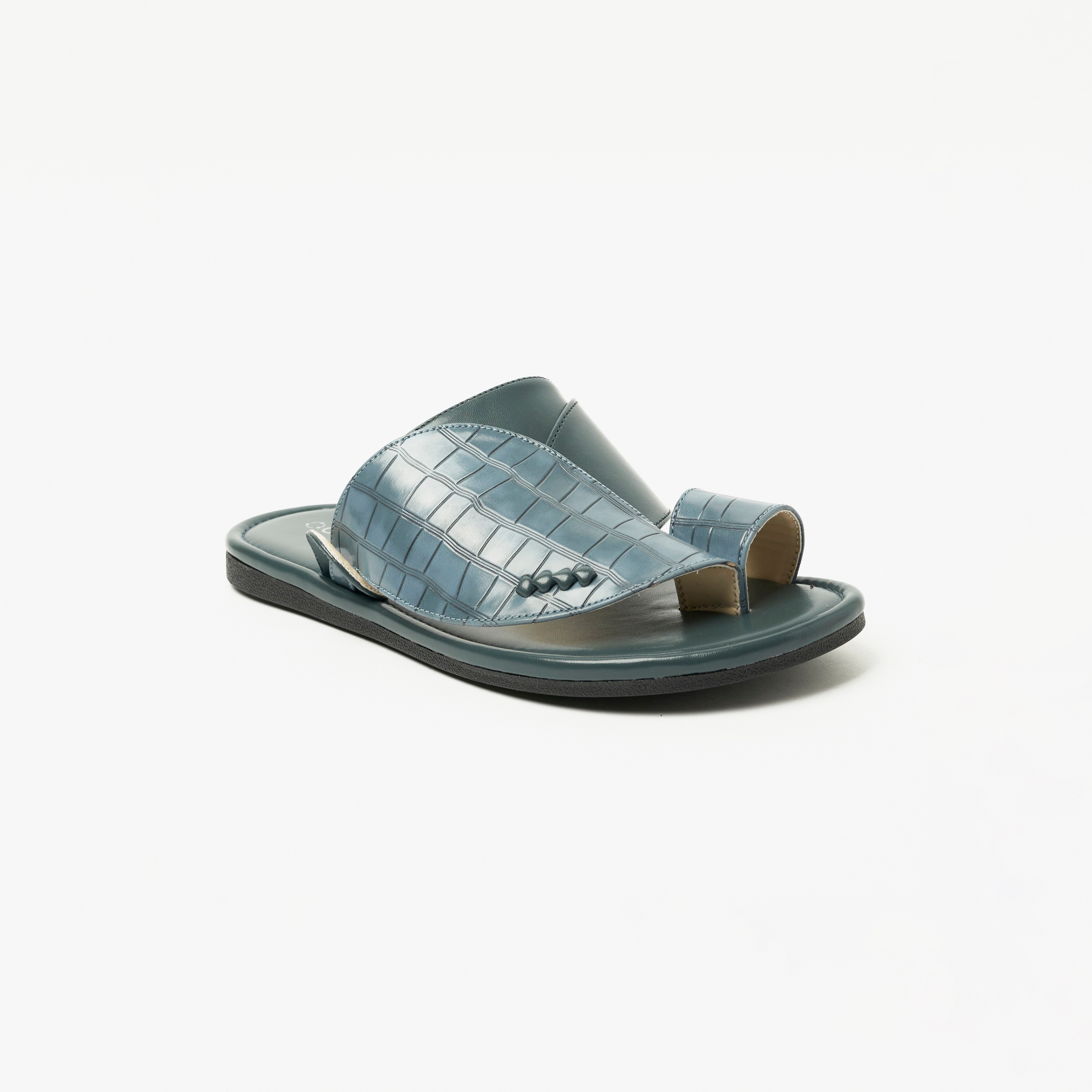 صندل عربي للرجال بملمس جلد التمساح بأصبع واحد من جيواومني | MSV-103-men-shoes-sandals-image-1