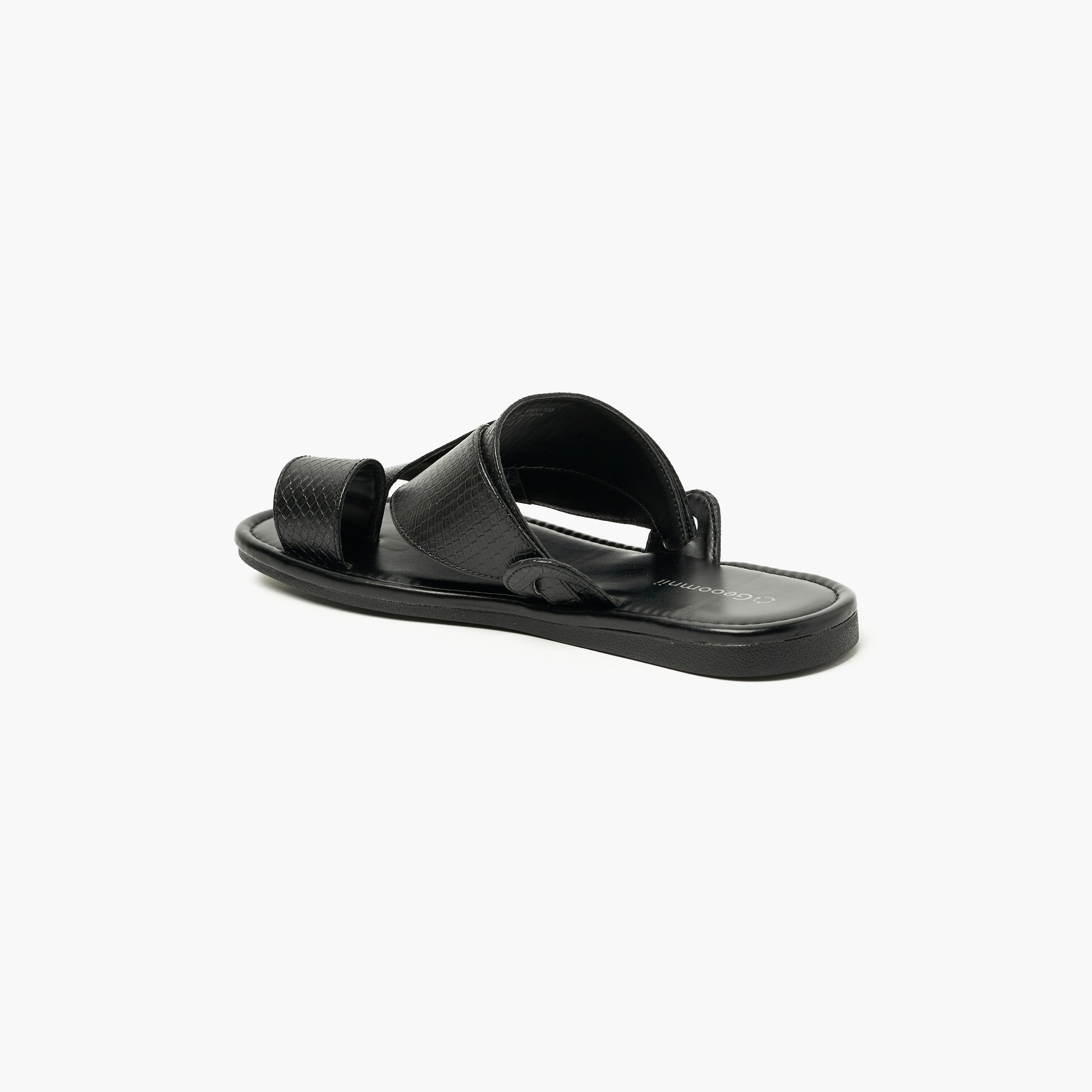 Geoomnii Men's Croc Textured One Toe Arabic Sandals | MSV-108-men-shoes-sandals-image-3