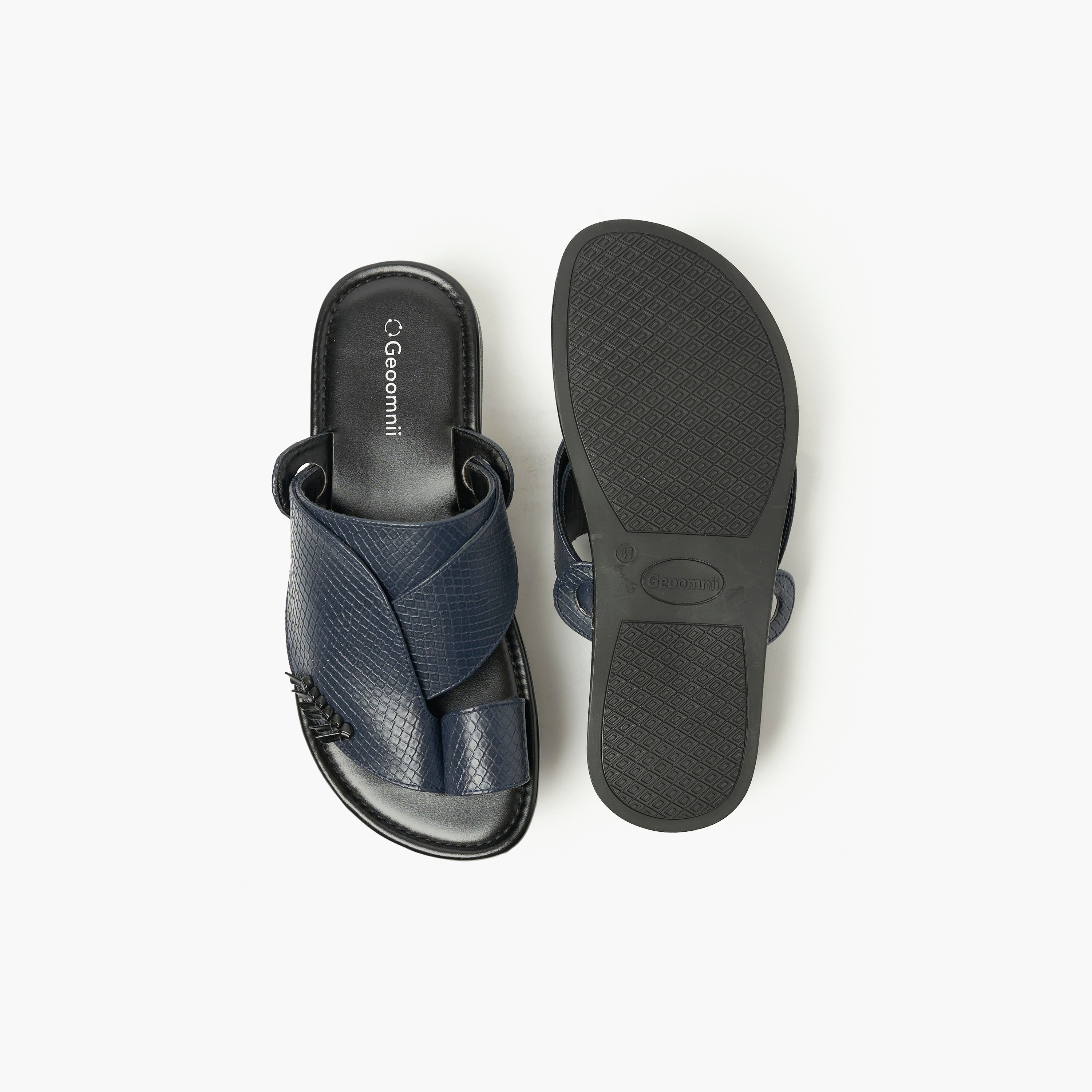 صندل عربي للرجال بملمس جلد التمساح بأصبع واحد من جيواومني | MSV-108-men-shoes-sandals-image-15