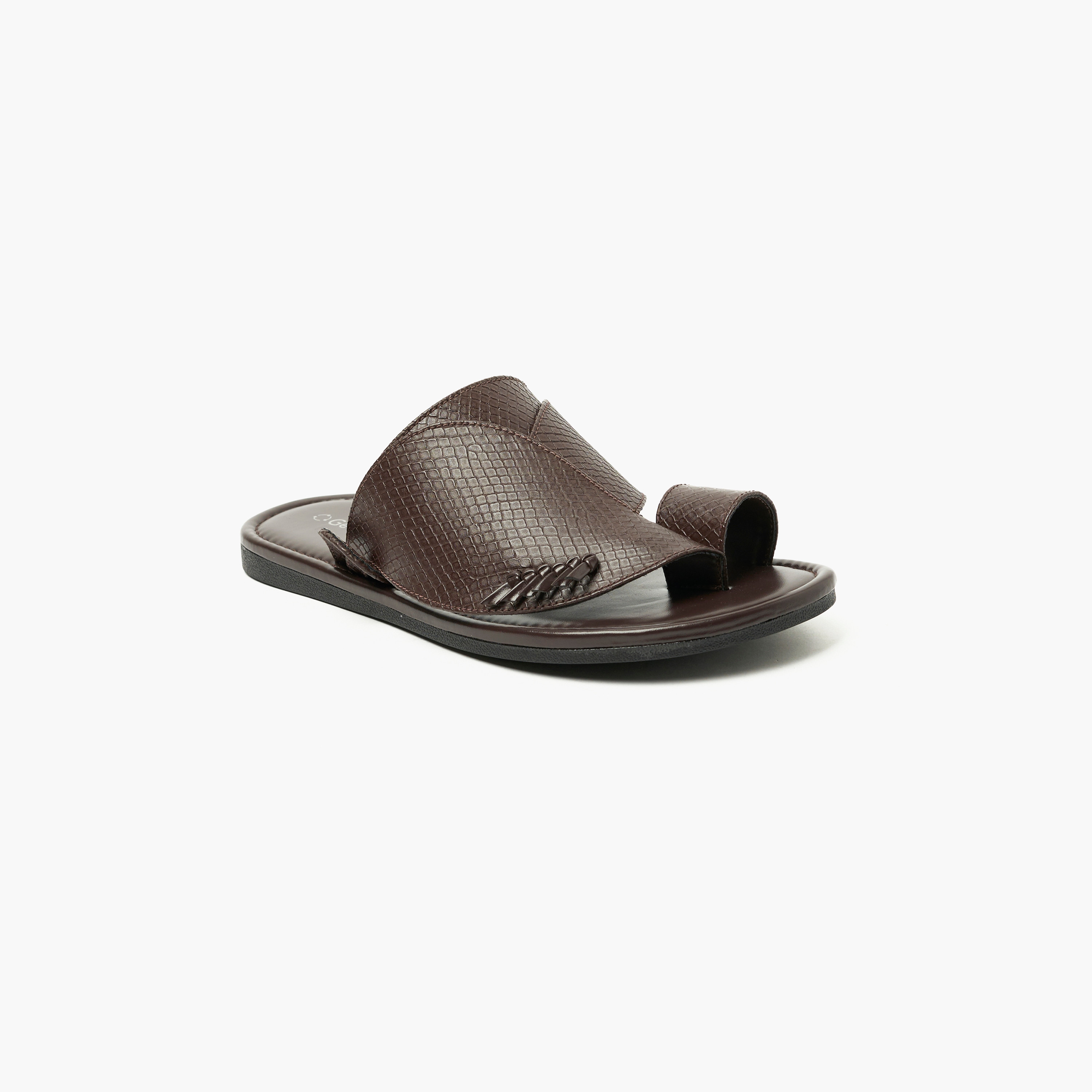 صندل عربي للرجال بملمس جلد التمساح بأصبع واحد من جيواومني | MSV-108-men-shoes-sandals-image-6