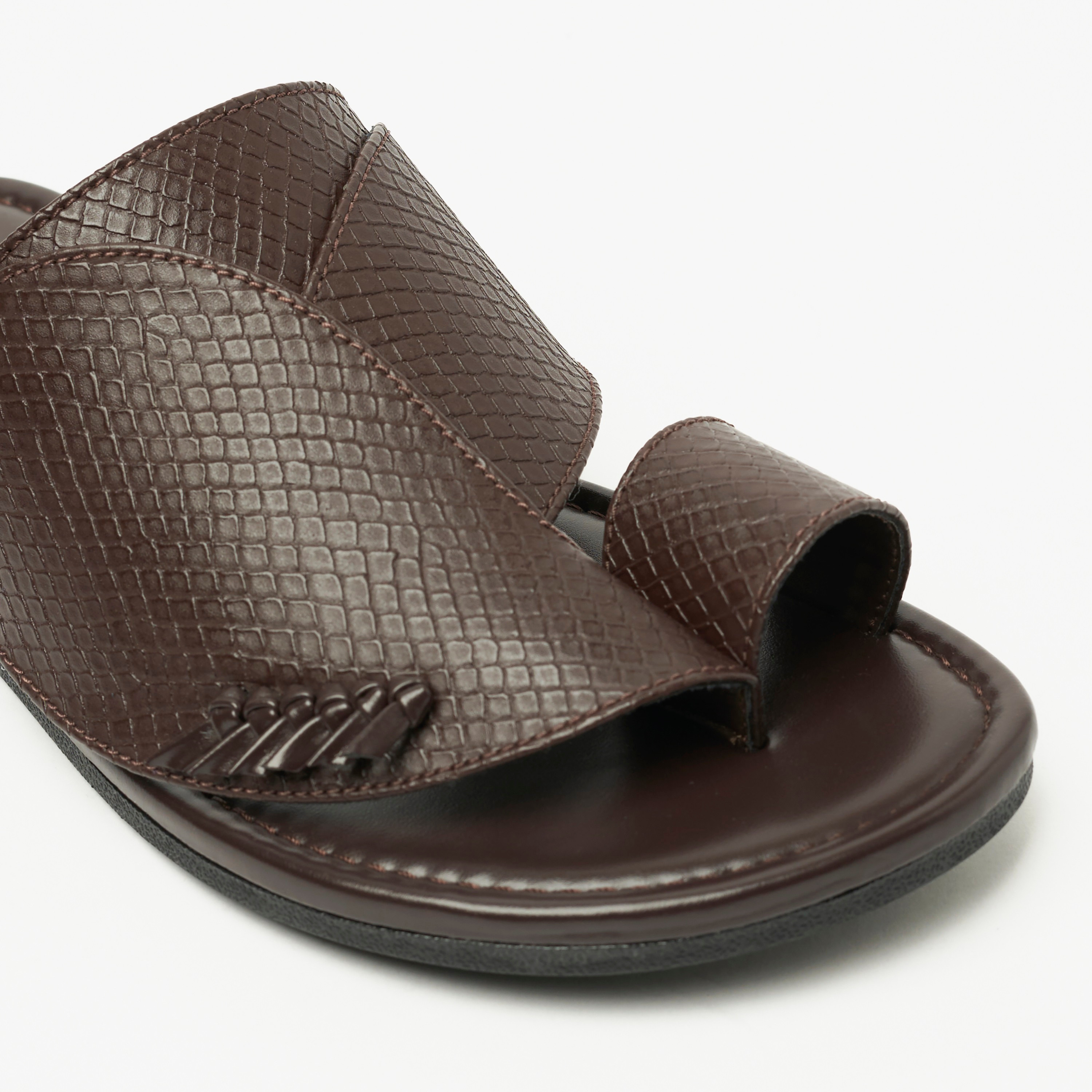 صندل عربي للرجال بملمس جلد التمساح بأصبع واحد من جيواومني | MSV-108-men-shoes-sandals-image-9