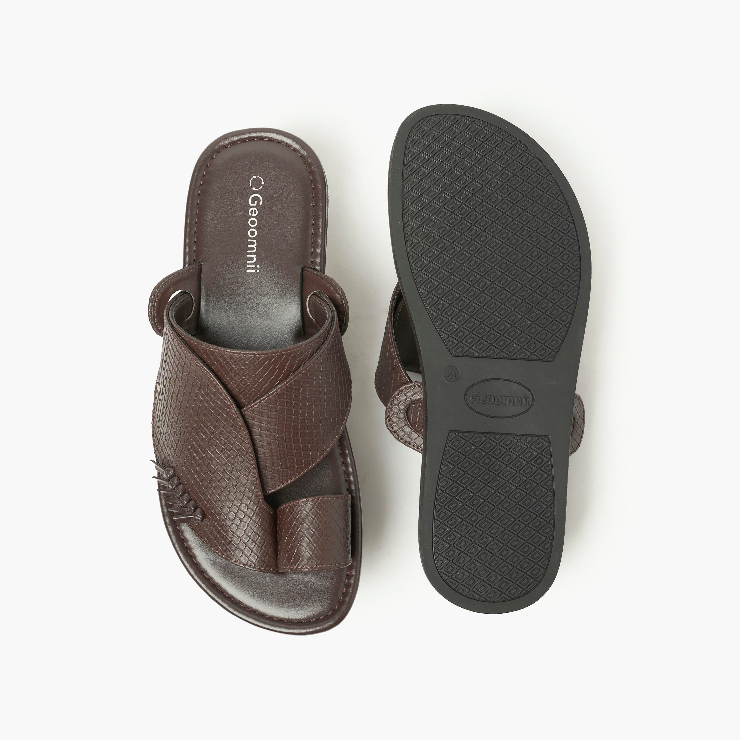 صندل عربي للرجال بملمس جلد التمساح بأصبع واحد من جيواومني | MSV-108-men-shoes-sandals-image-10