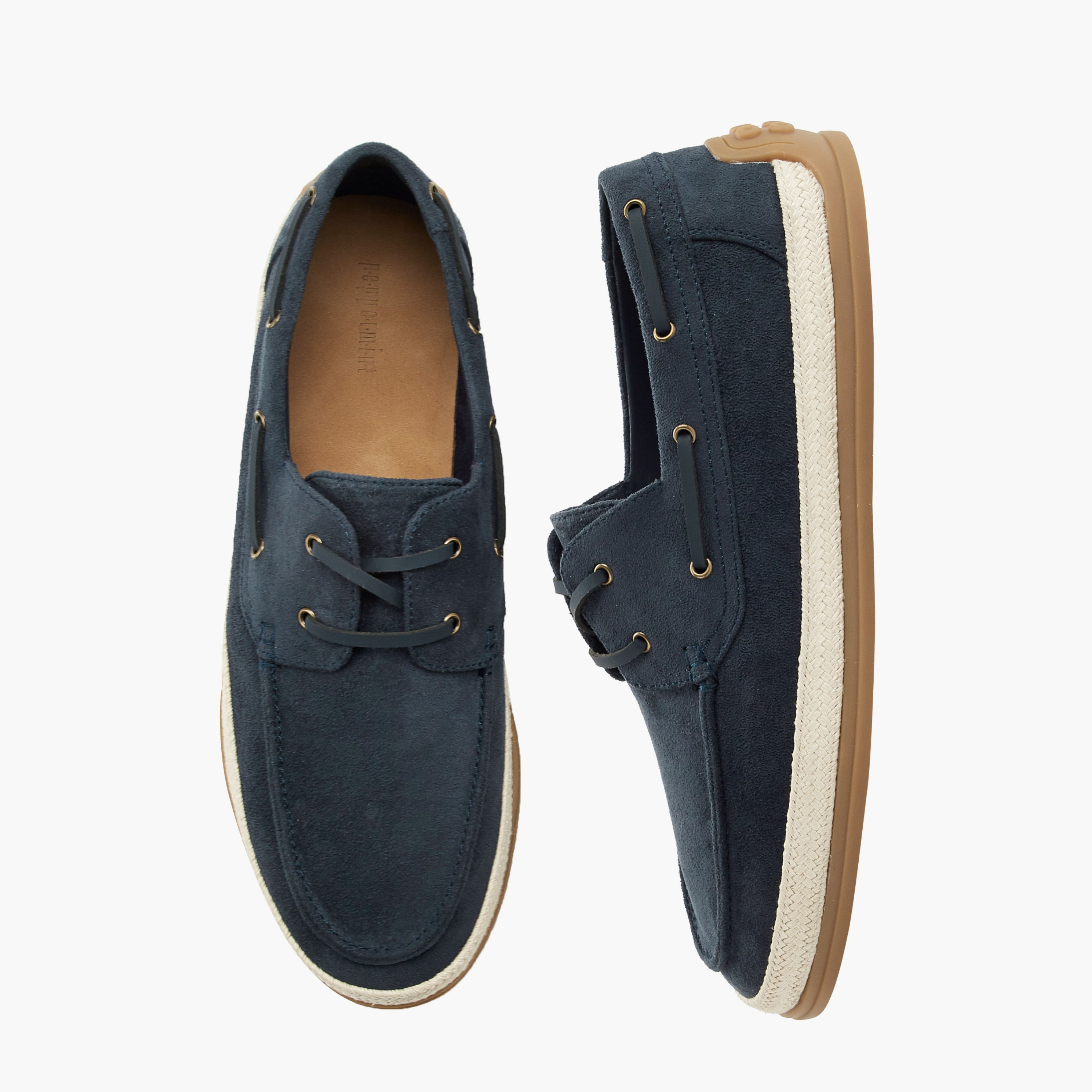 Peppermint Men Lace-Up Espadrille Boat Shoes-men-shoes-loafersandmoccasins-image-1
