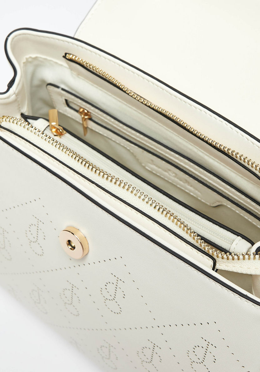 Jane Shilton Perforated Satchel Bag with Detachable Strap and Handle-Women%27s Handbags-image-5
