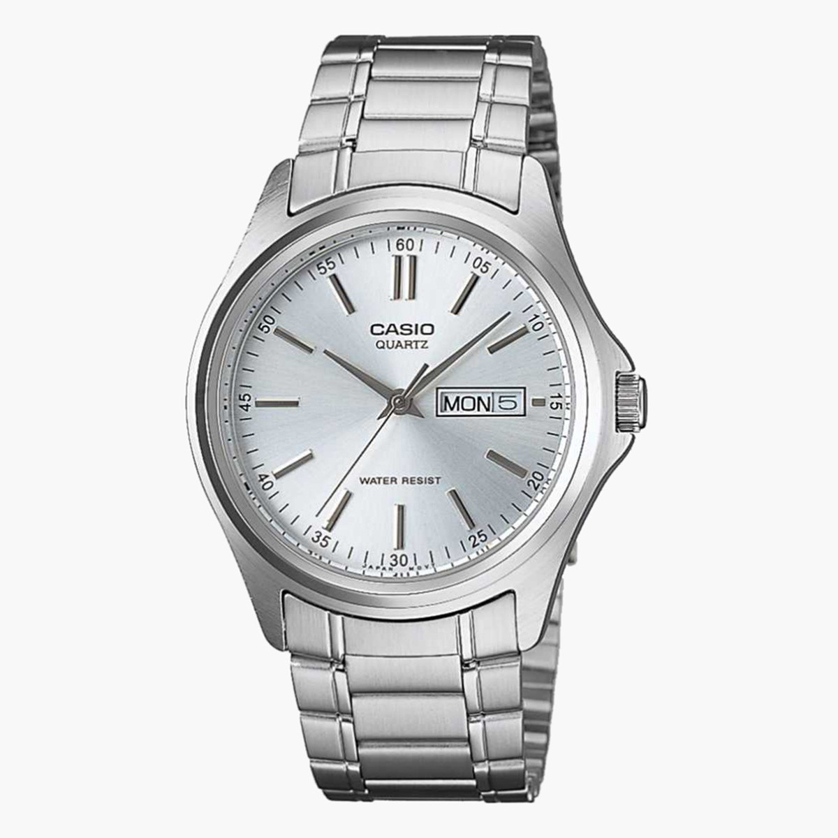 ساعة يد تناظرية فضيّة بسوار معدني للرجال من كاسيو MTP-1239D-7ADF-men-watchesandjewellery-watches-image-1